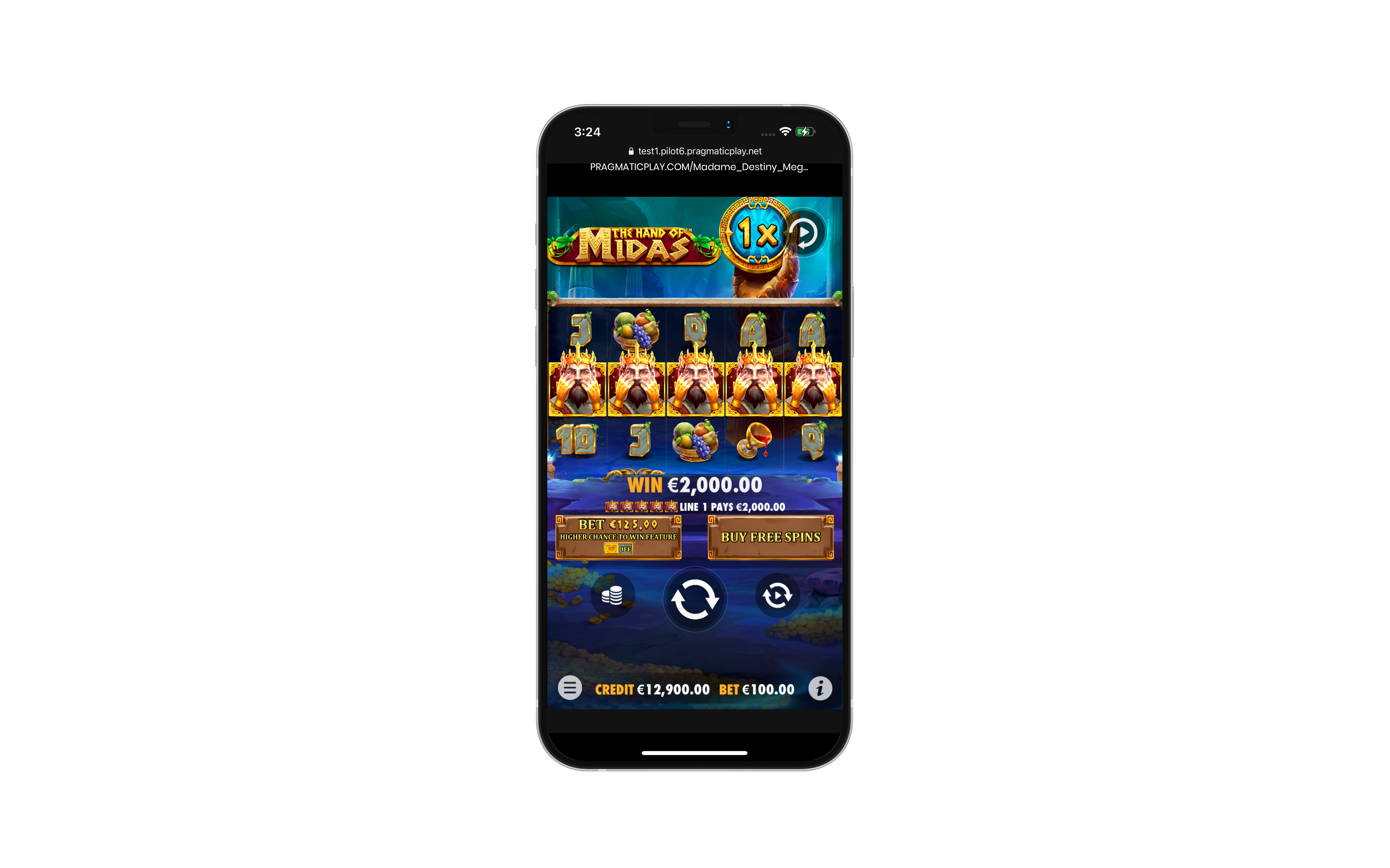 The Hand of Midas - Big win 6