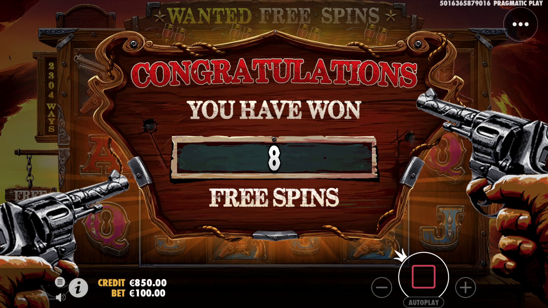 The Wild Gang - Free spins