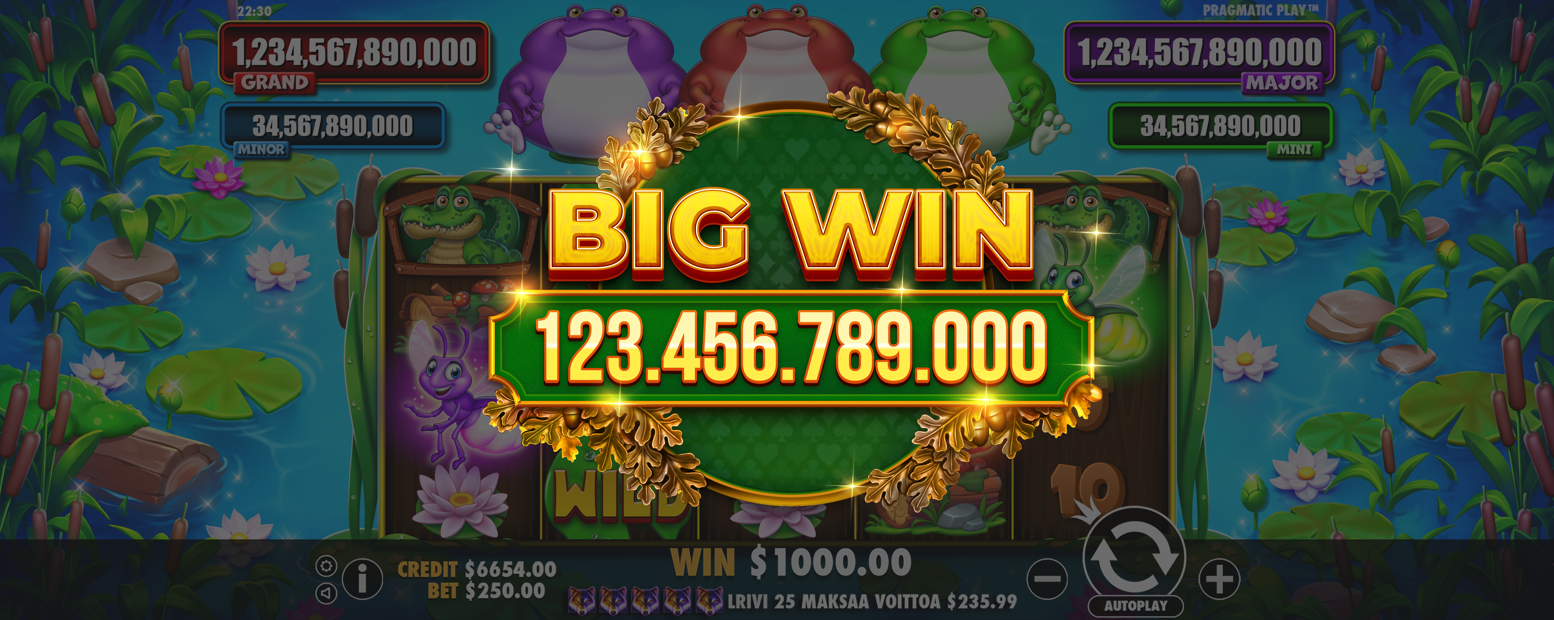 Tiny Toads - Big win 2