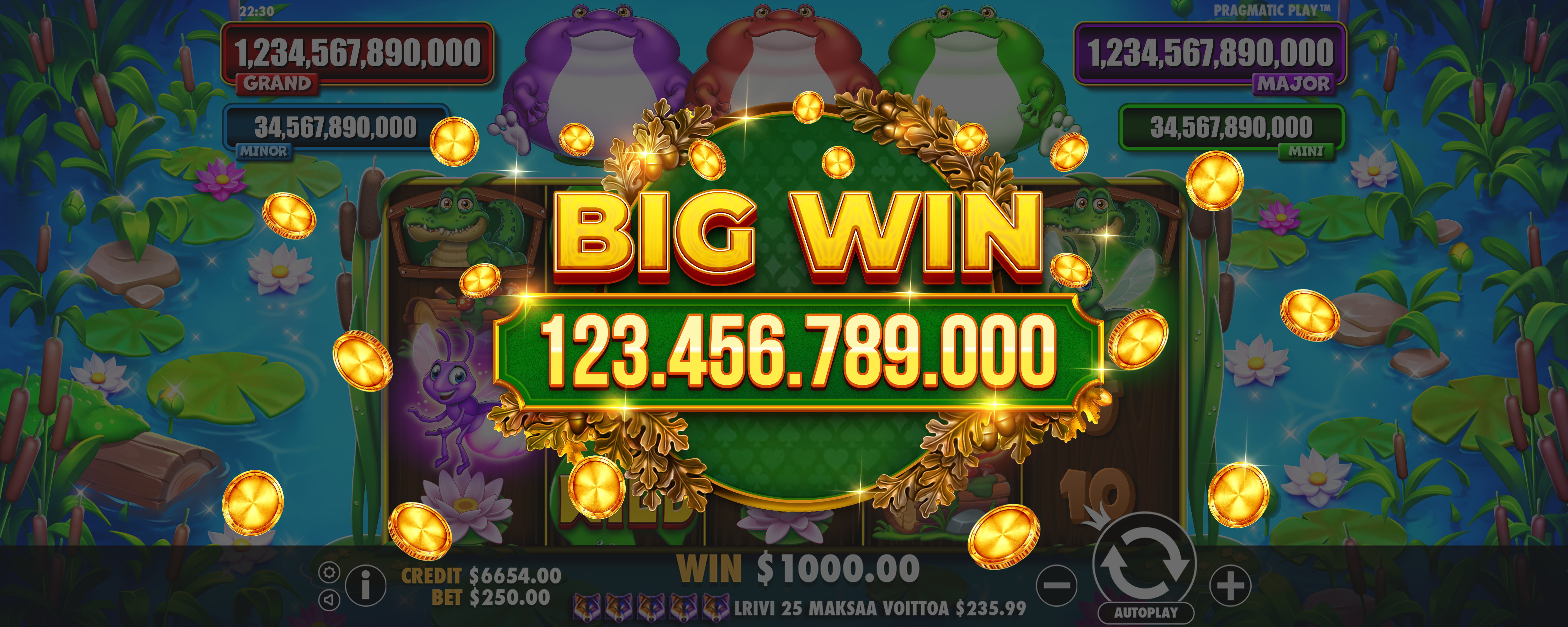 Tiny Toads - Big win 1