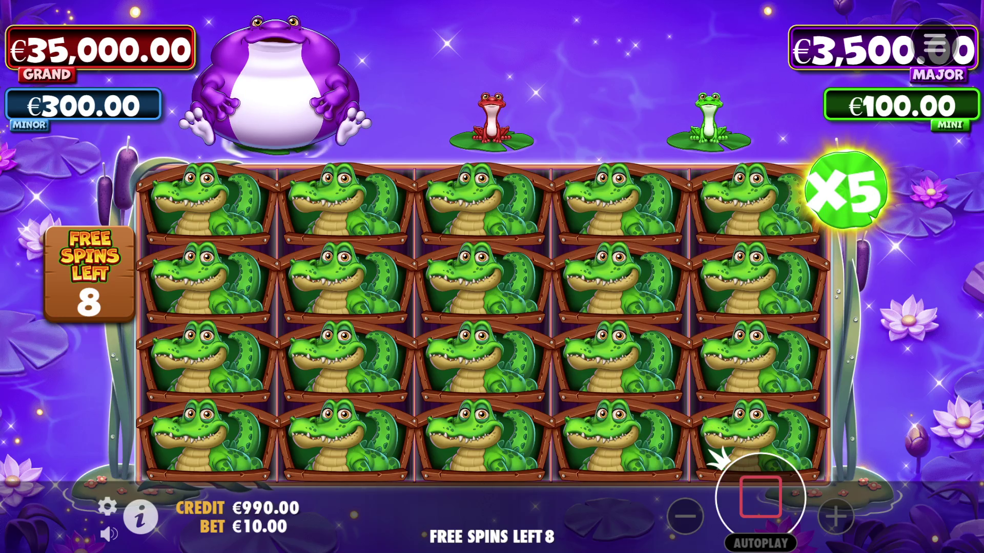 Tiny Toads - Free spins 2