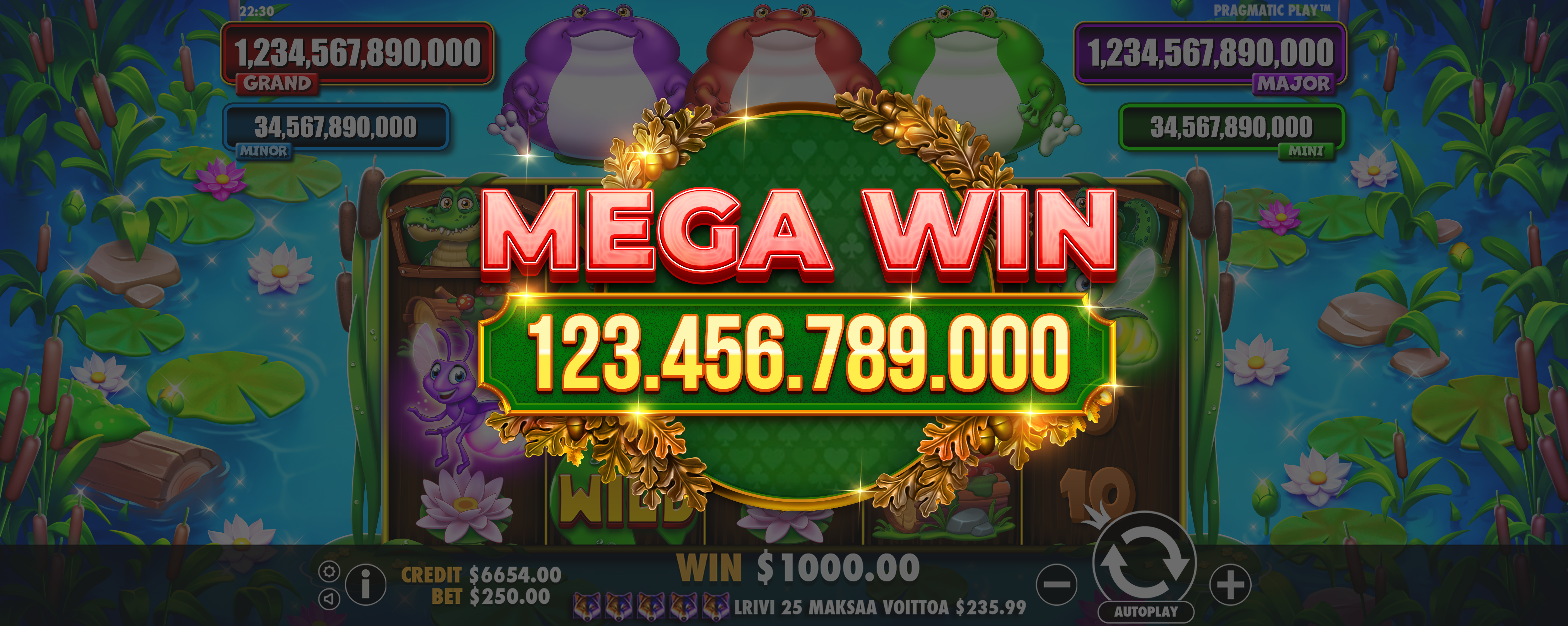 Tiny Toads - Big win 9