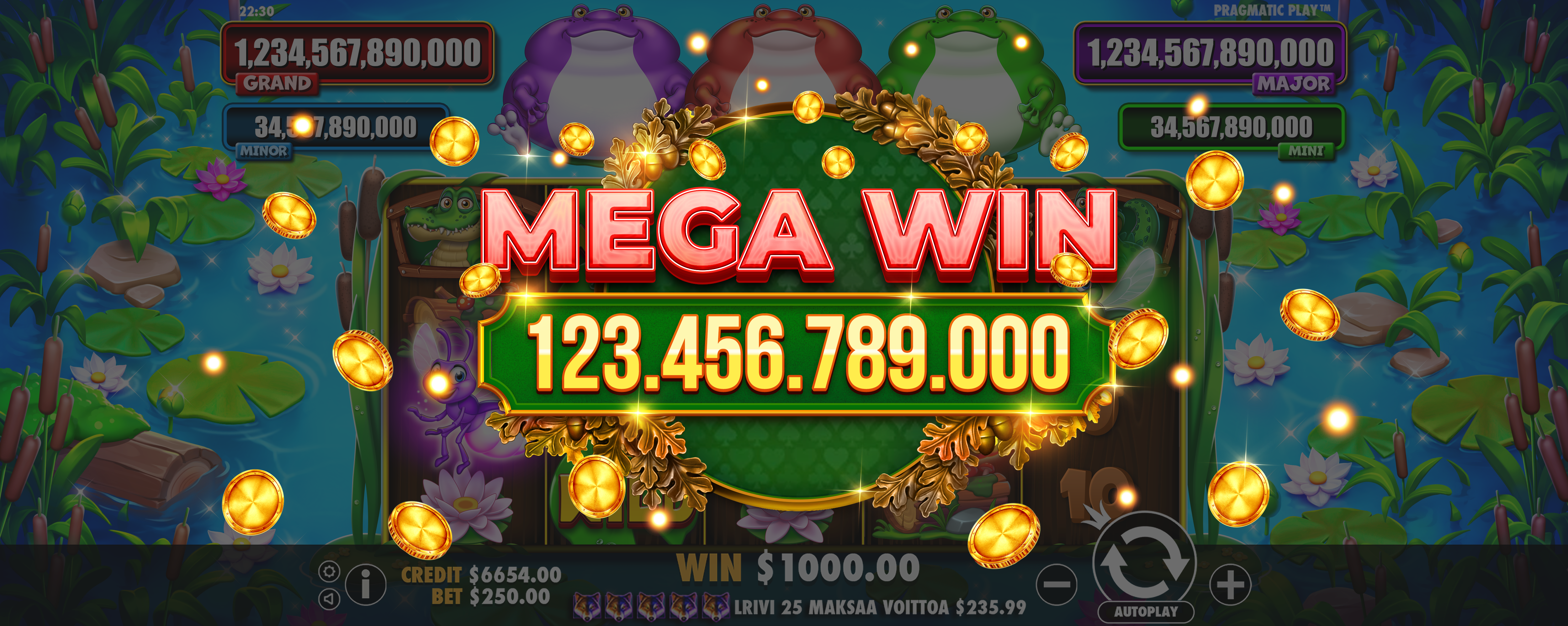 Tiny Toads - Big win 8