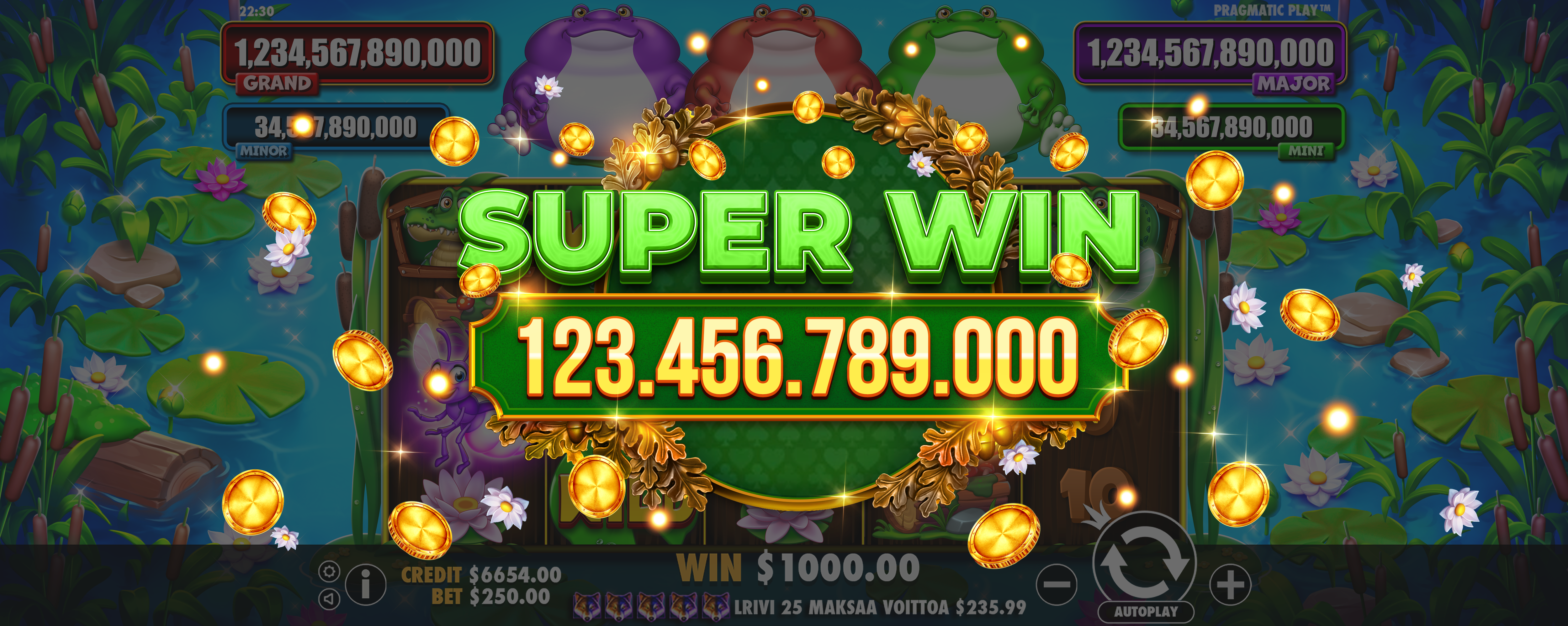 Tiny Toads - Big win 11