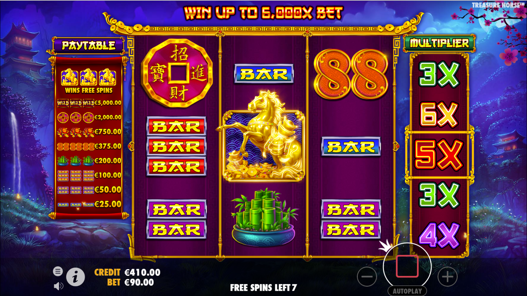 Treasure Horse - Free spins 1