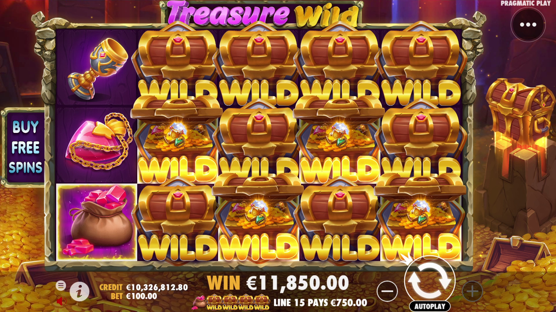 Treasure Wild - Big win 1
