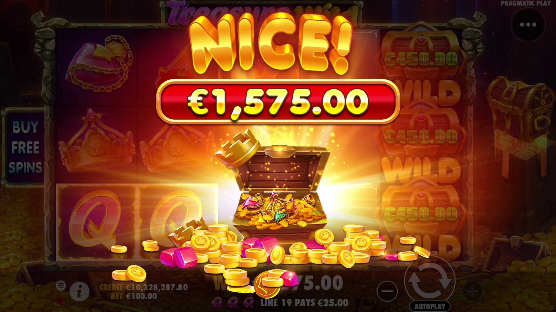 Treasure Wild - Big win 4