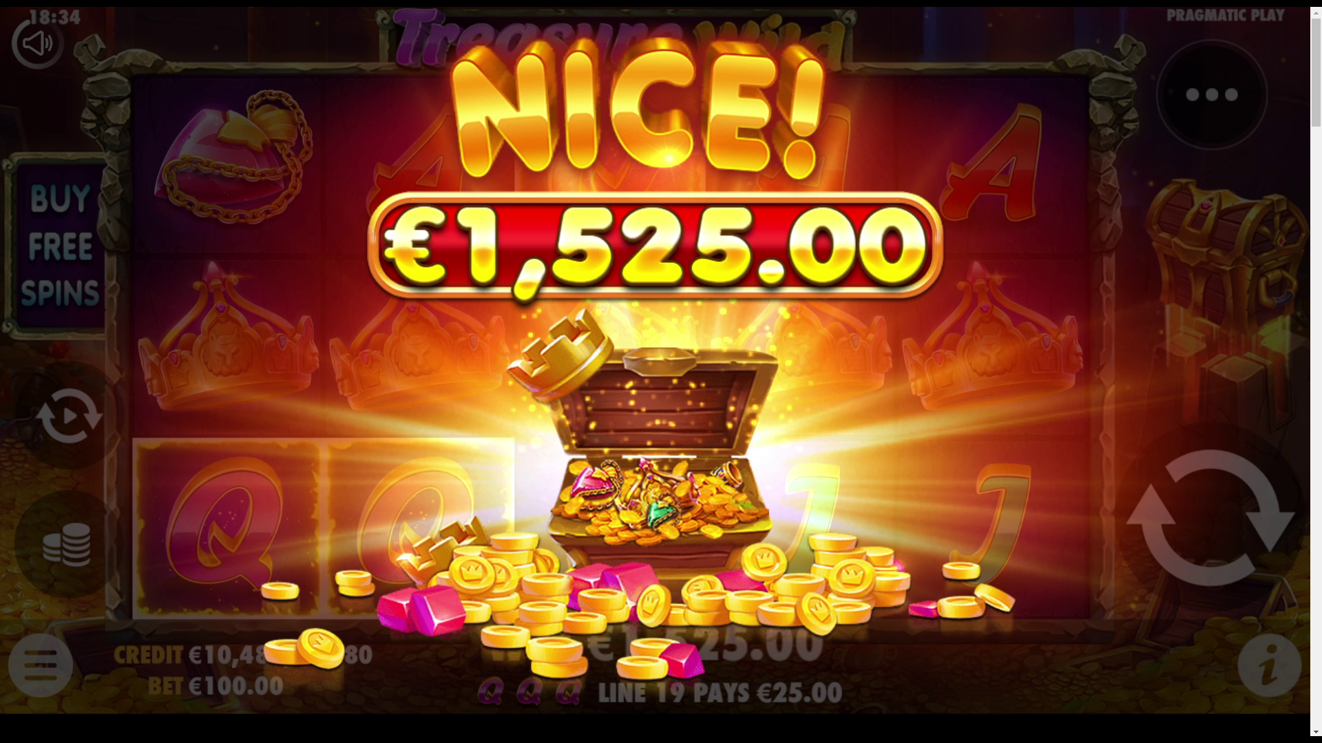 Treasure Wild - Big win 6