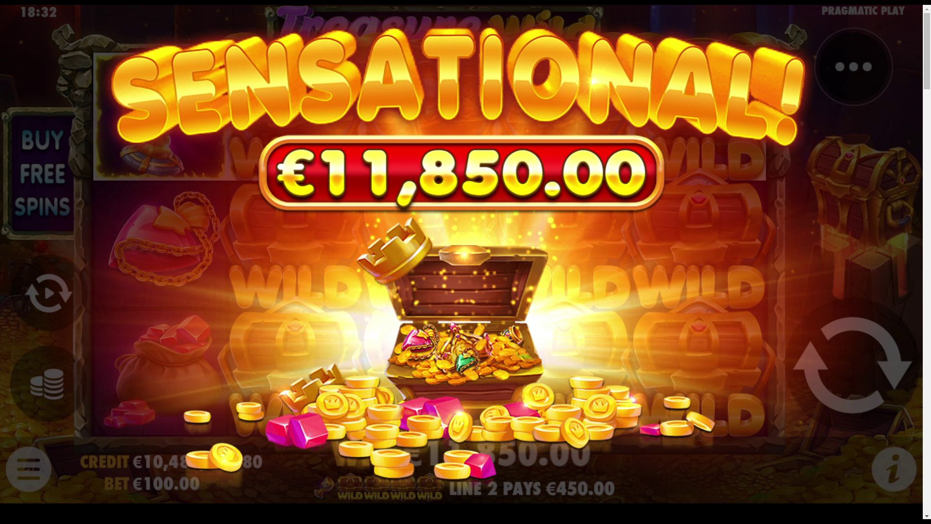 Treasure Wild - Big win 7