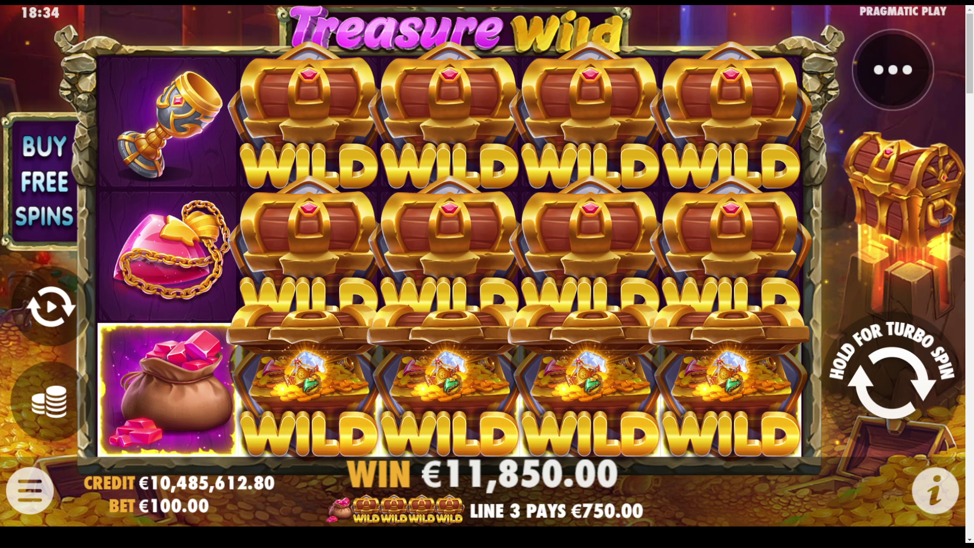 Treasure Wild - Big win 8