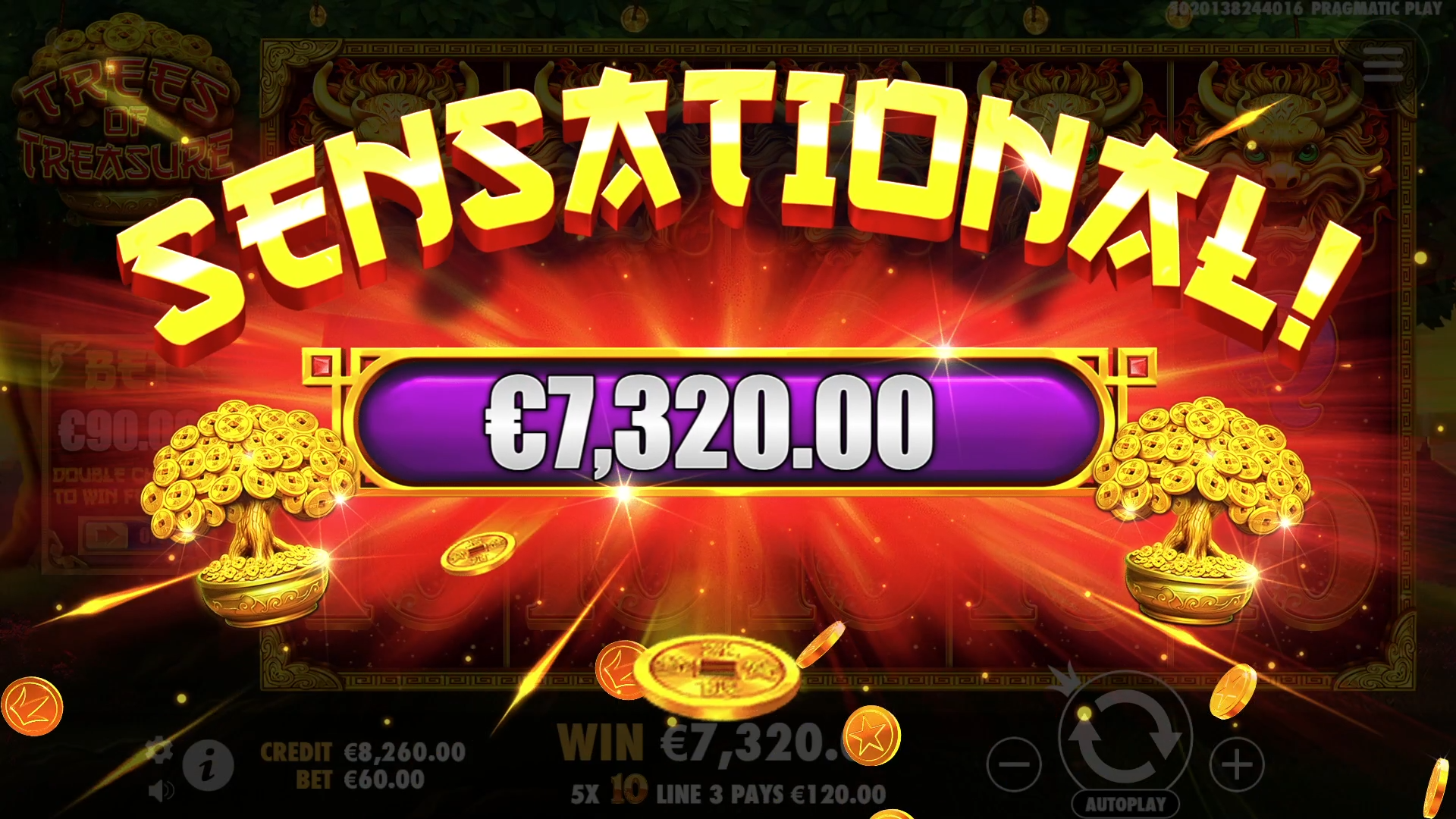 Trees of Treasure - Big win