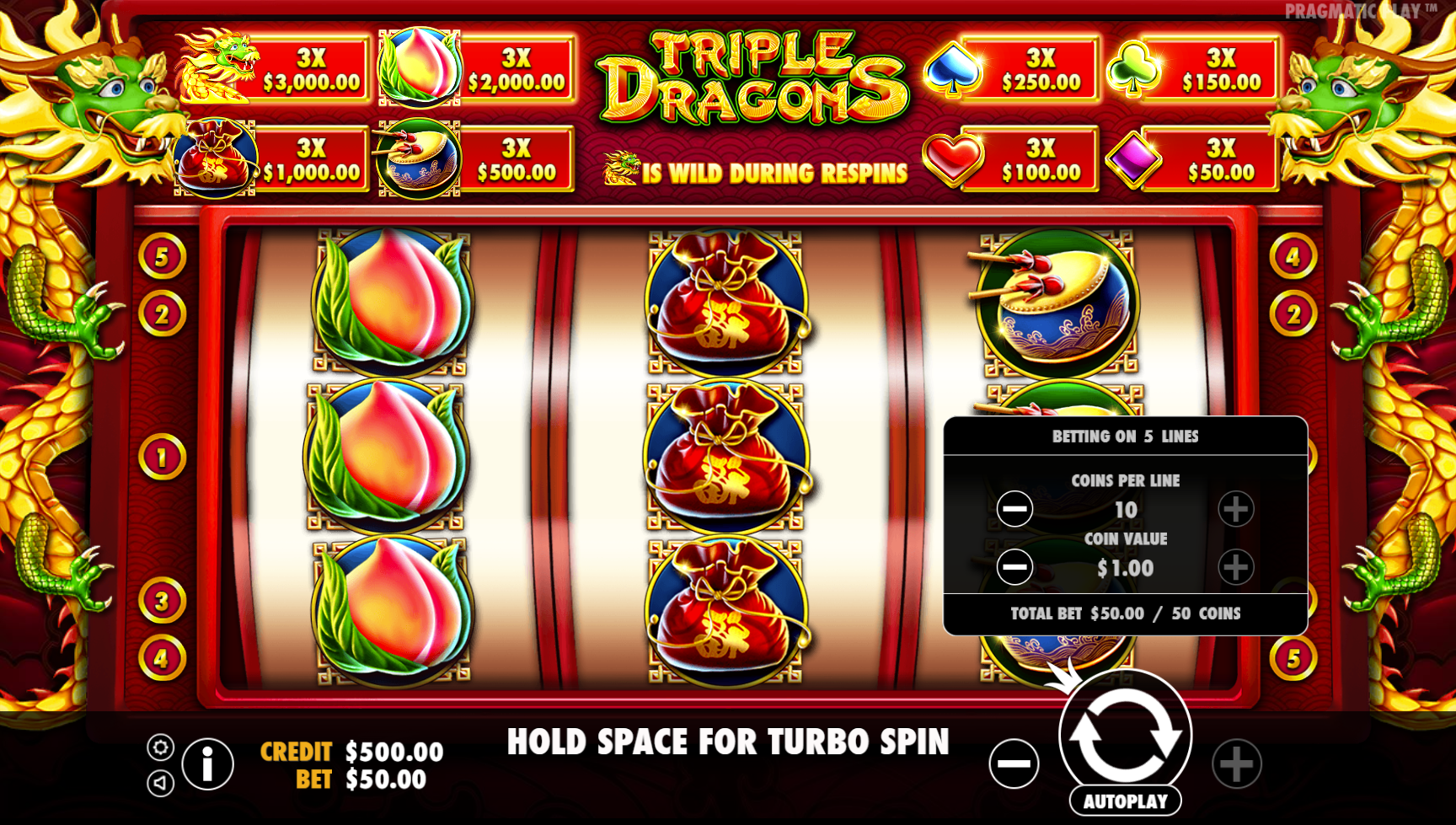 Triple Dragons - Base game 2
