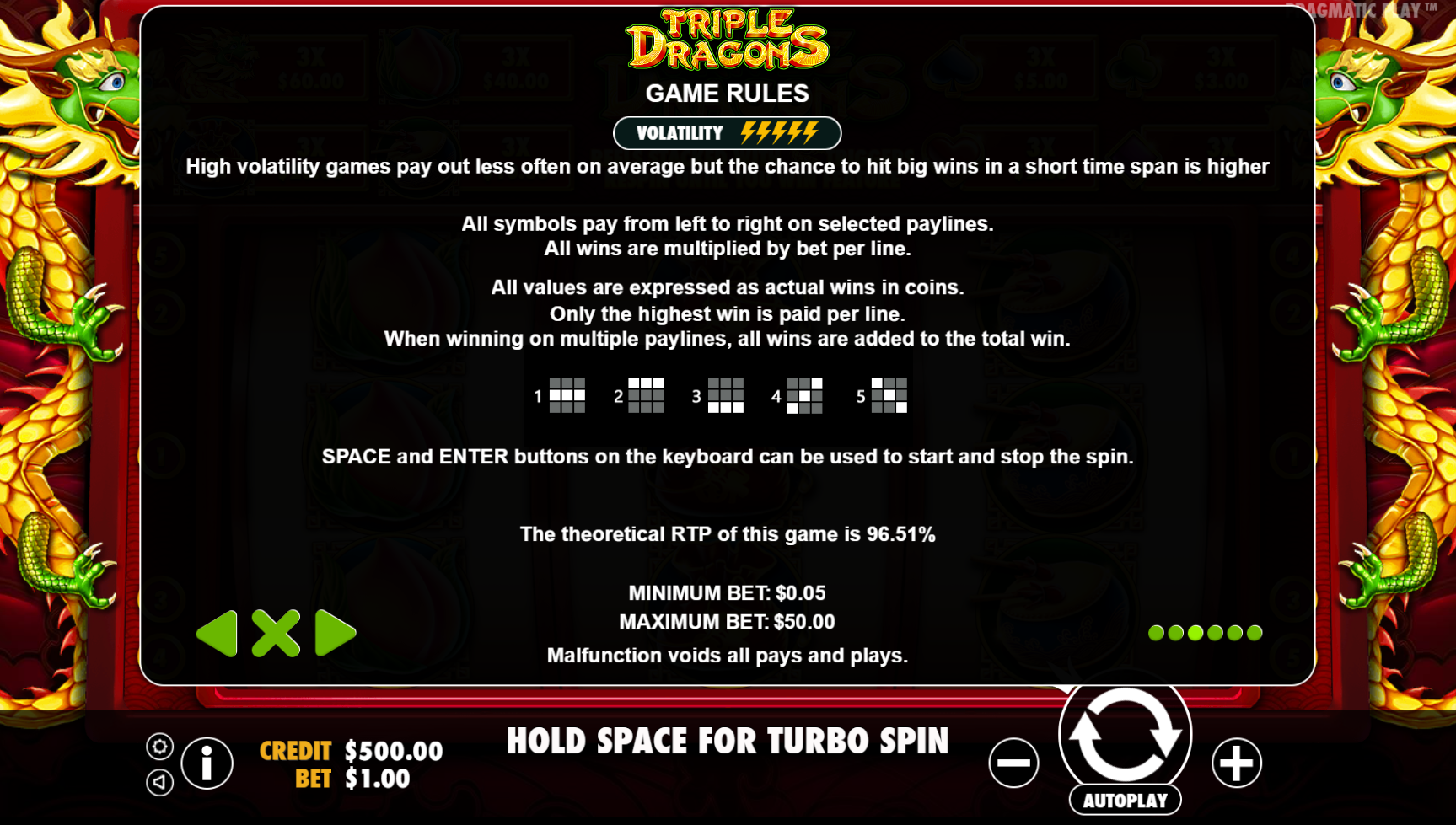 Triple Dragons - Game rules 3