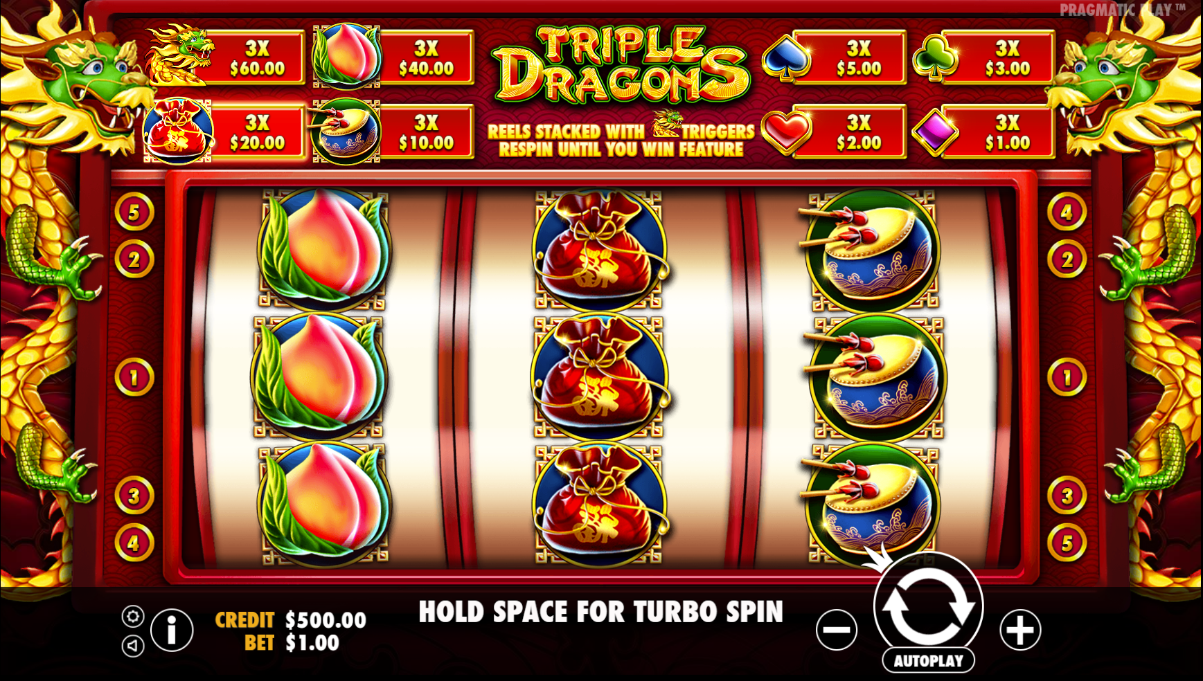 Triple Dragons - Base game 4