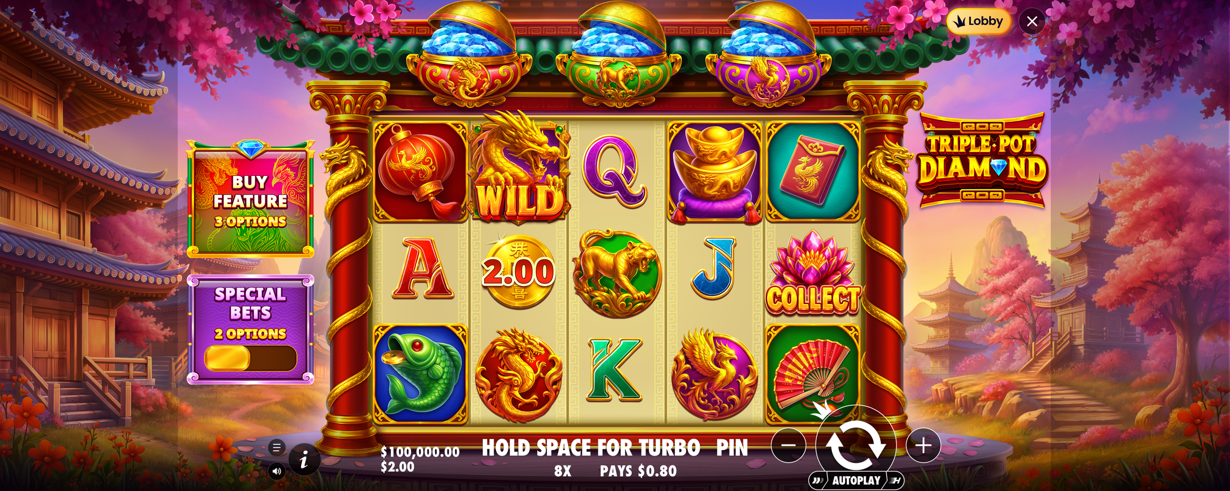 Triple Pot Diamond - Base game