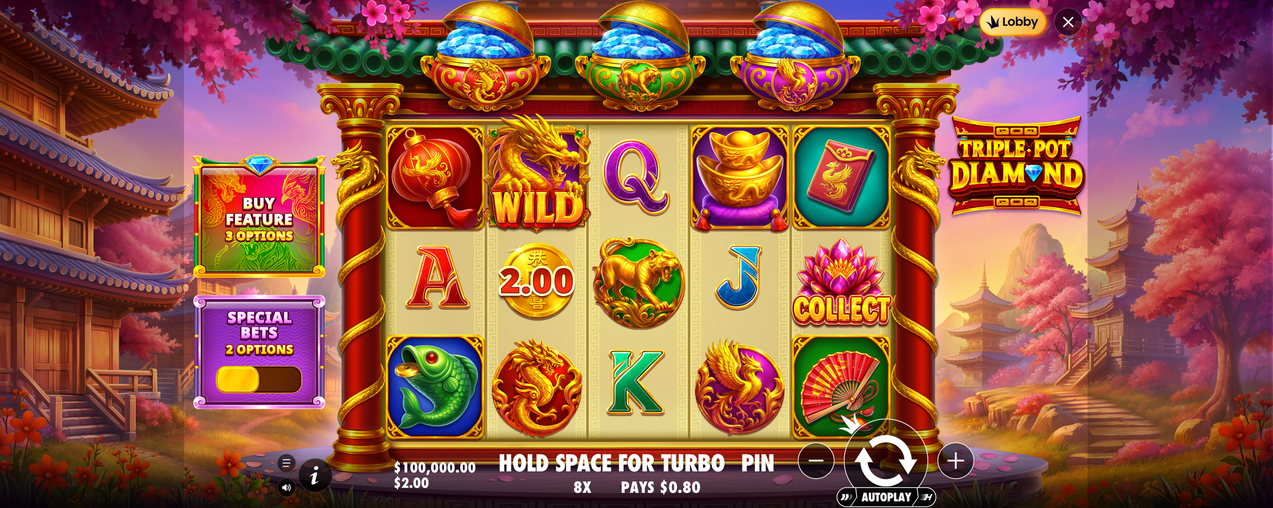 Triple Pot Diamond - Buy bonus 1