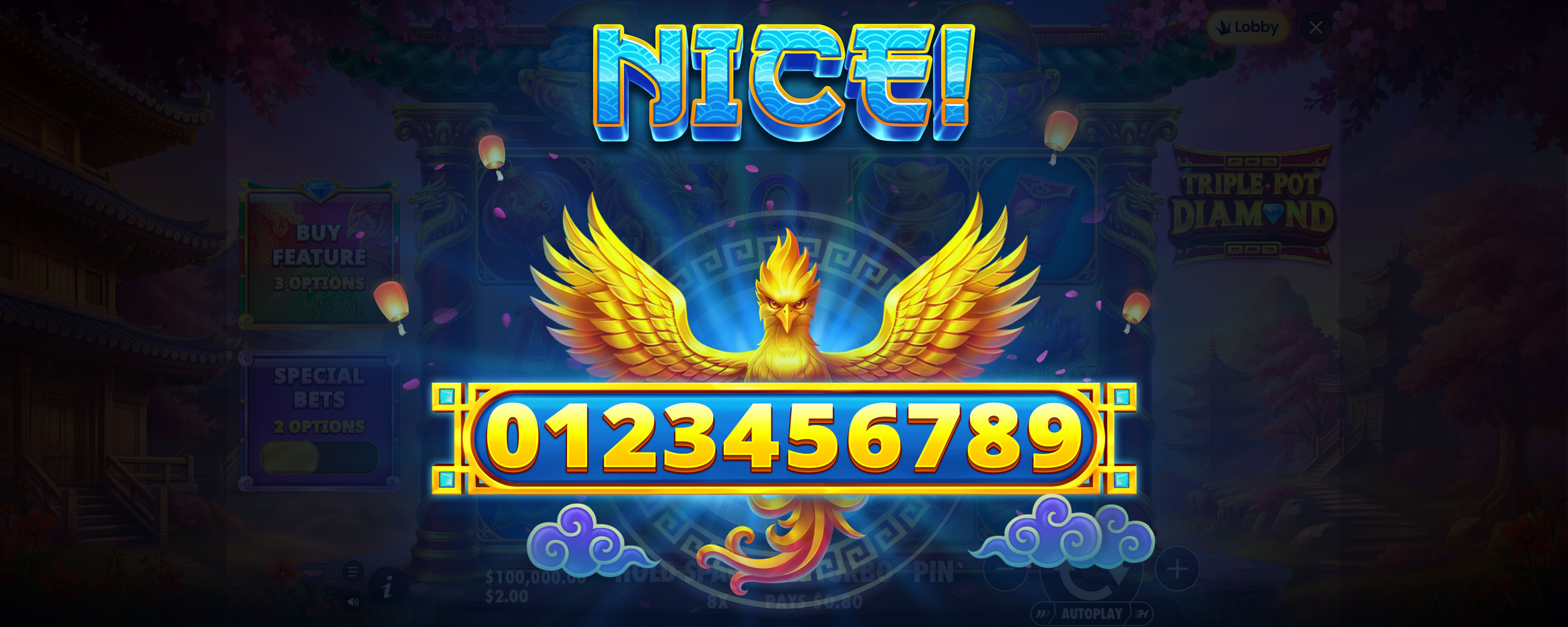Triple Pot Diamond - Big win 2