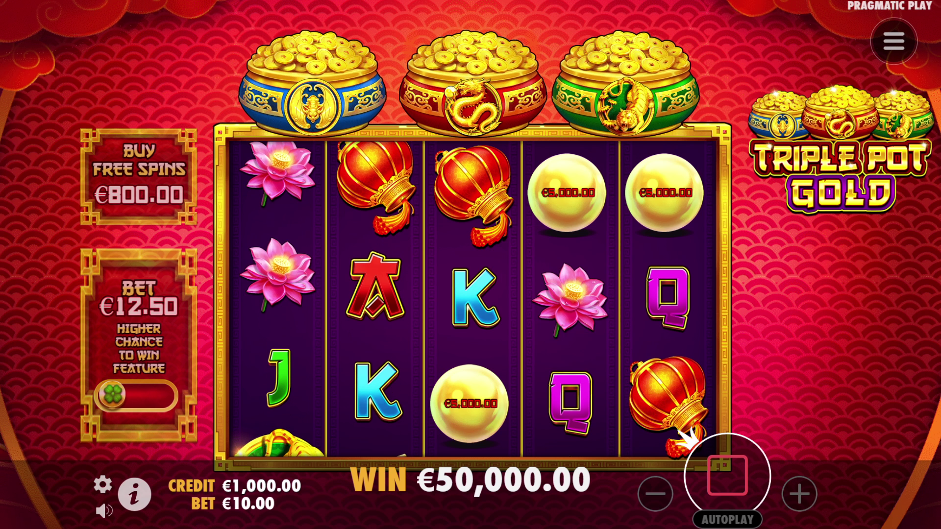 Triple Pot Gold - Big win 2