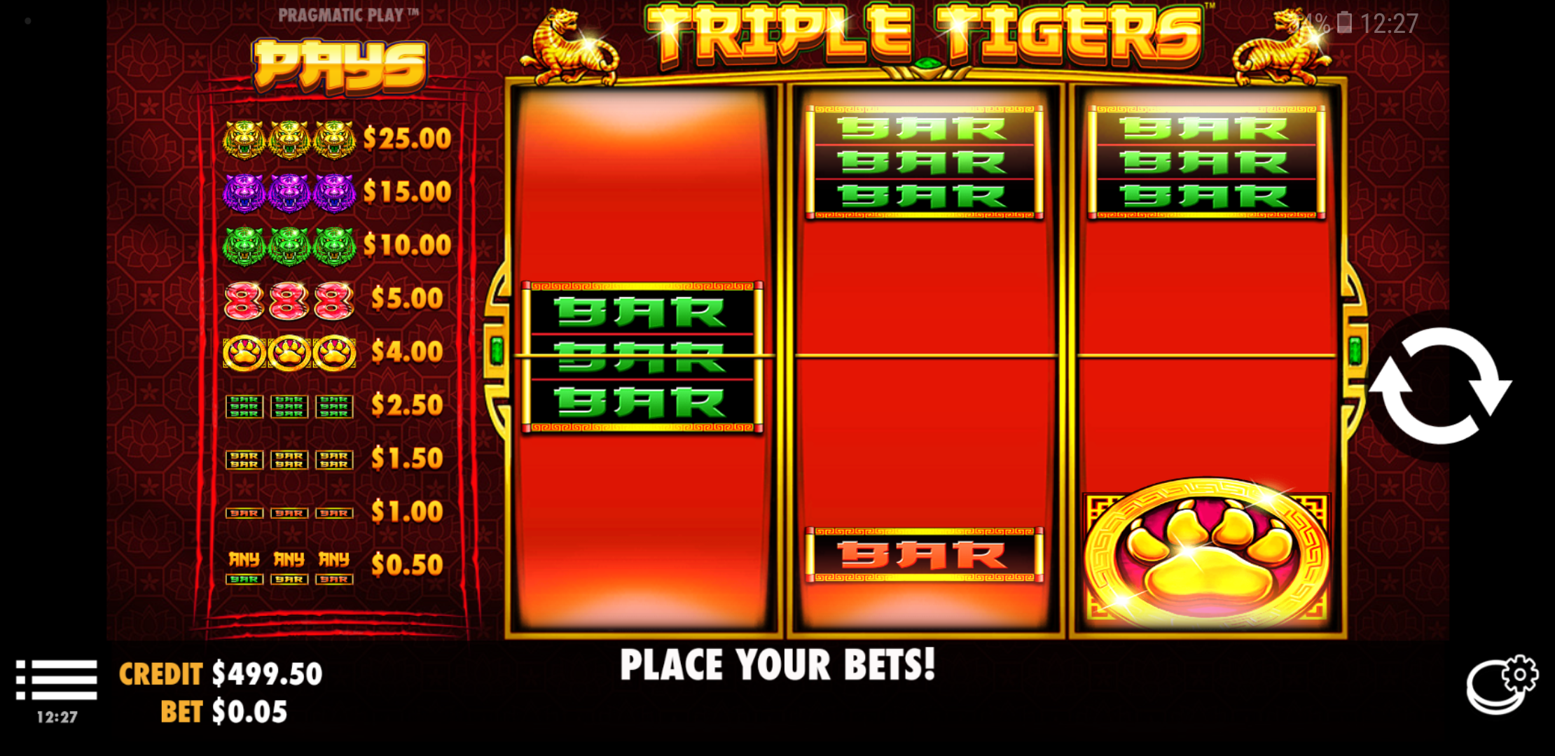 Triple Tigers - Base game 15