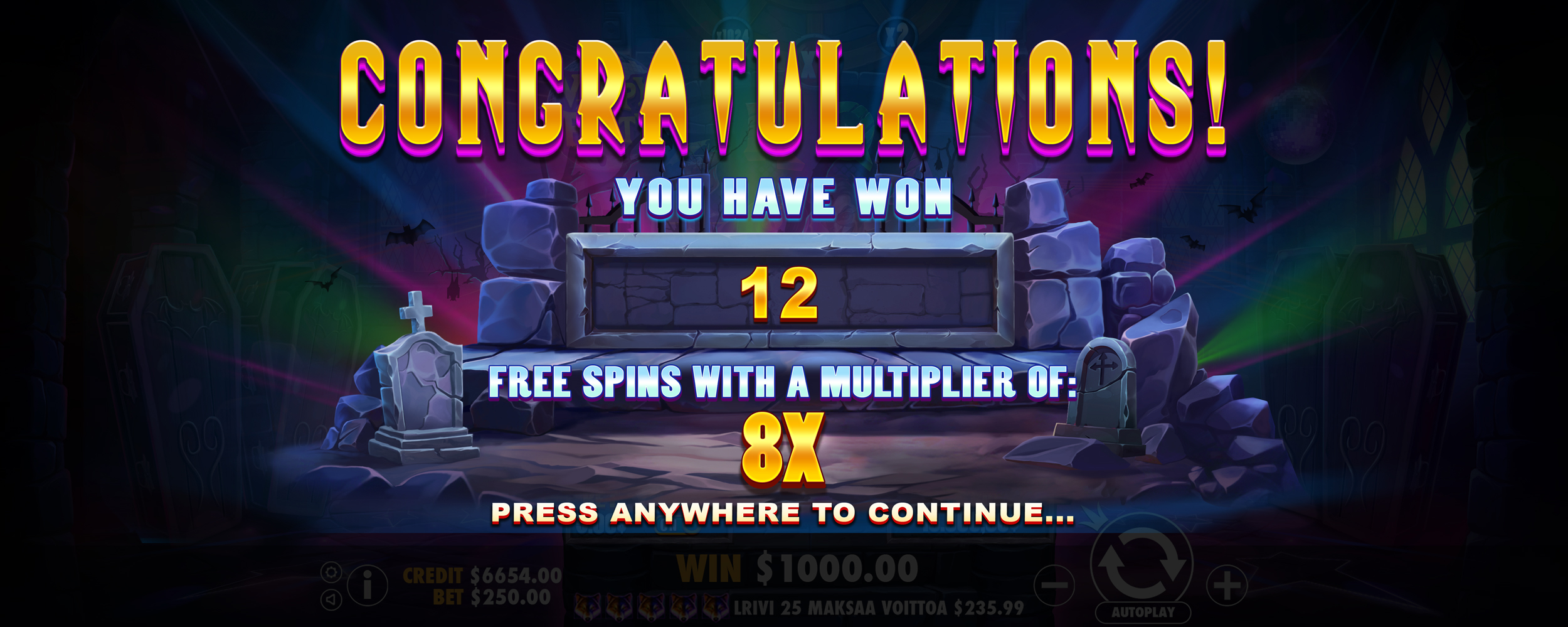 Vampy Party - Free spins 1
