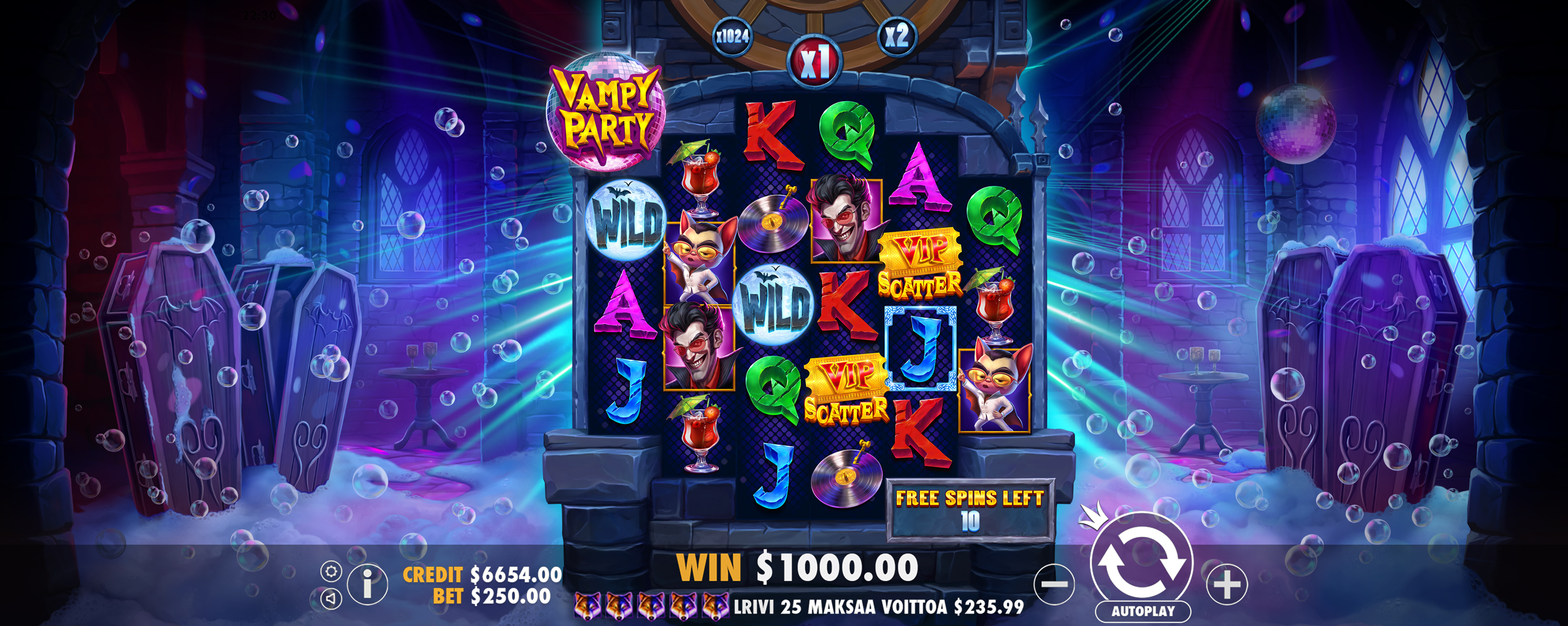Vampy Party - Free spins 2