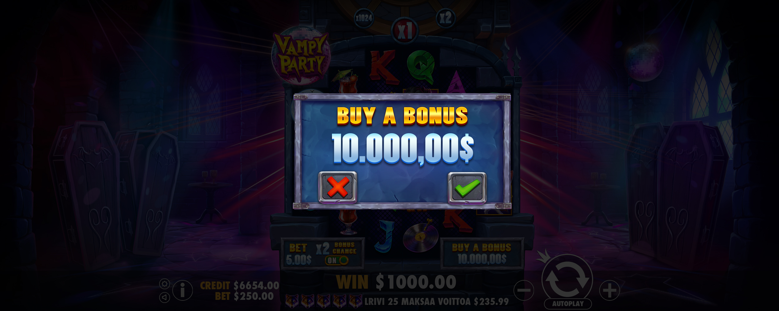 Vampy Party - Buy bonus