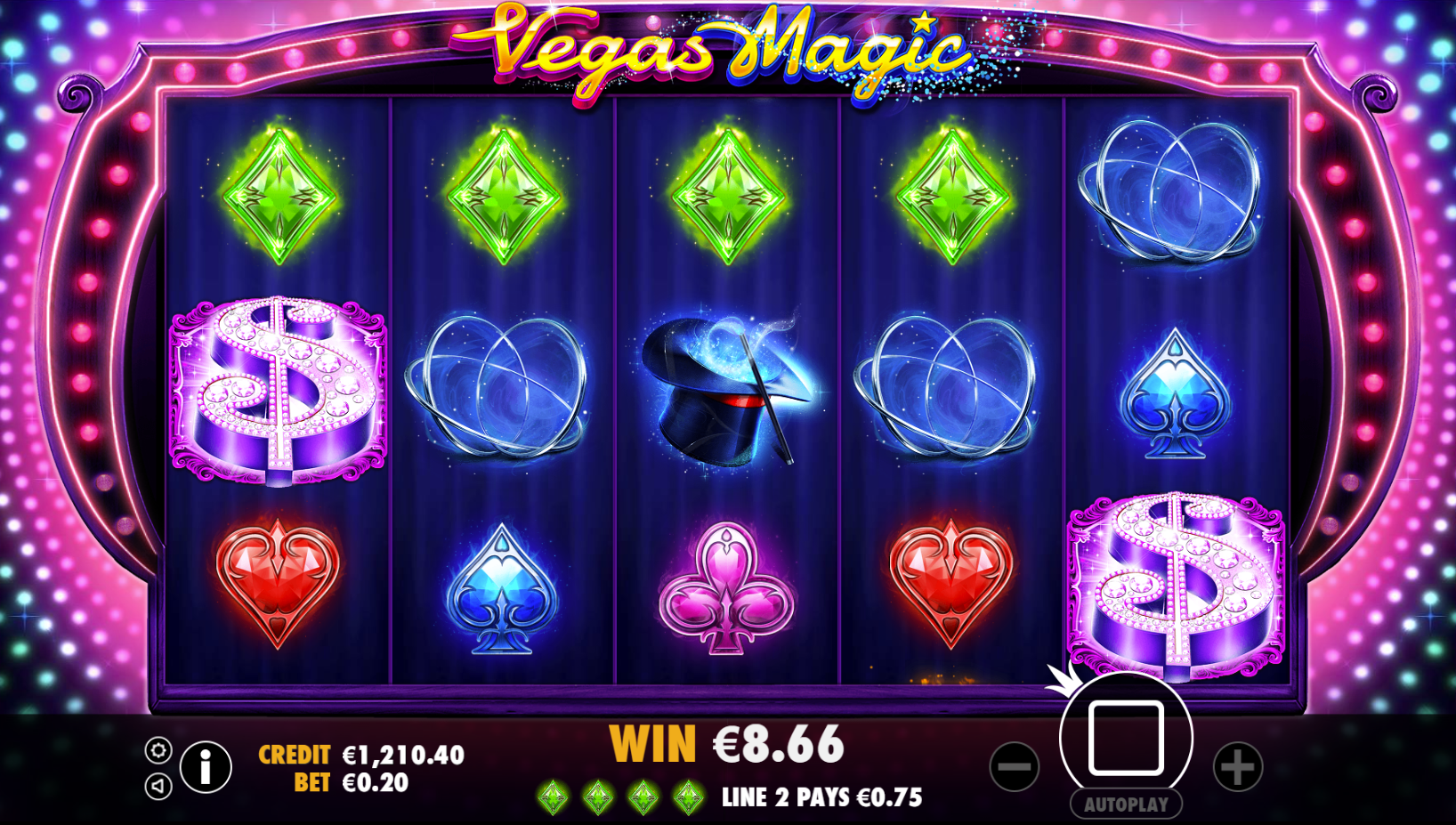 Vegas Magic - Base game 1