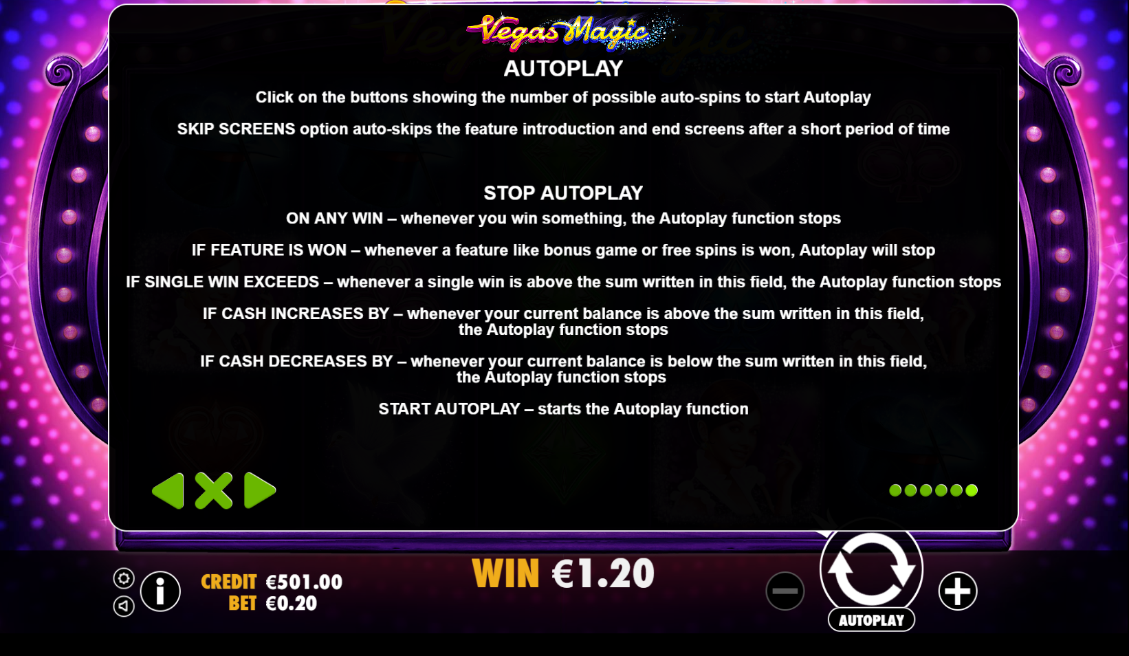 Vegas Magic - Gameplay 1