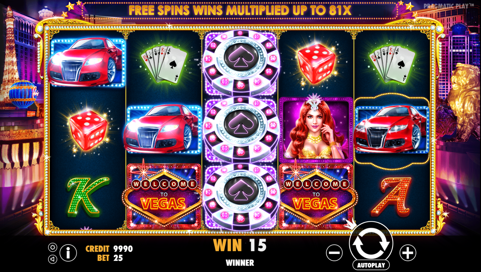 Vegas Nights - Free spins 6