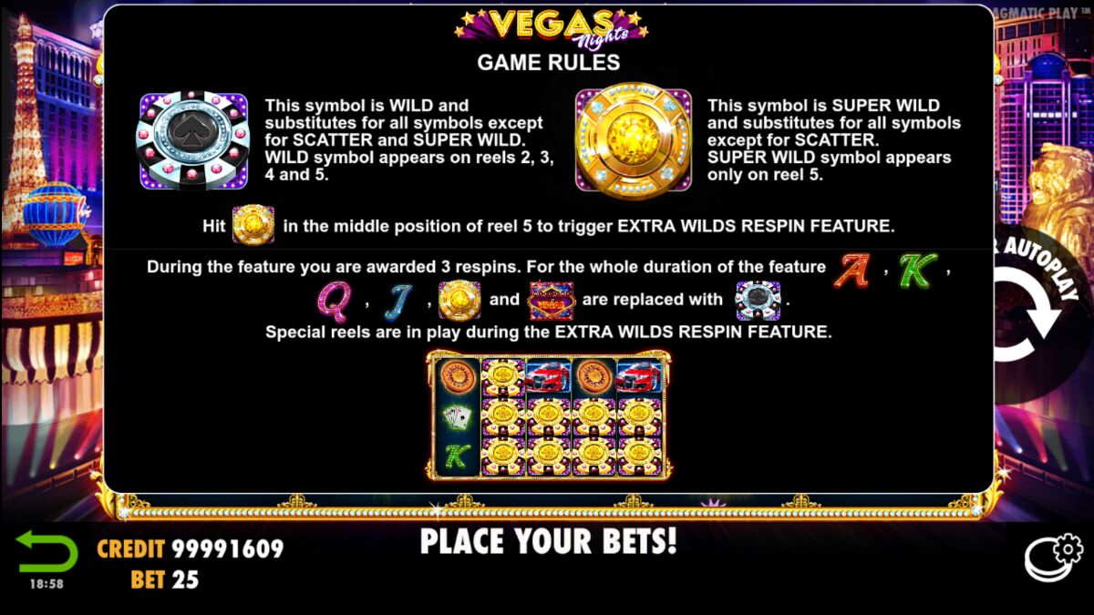 Vegas Nights - Game rules 16