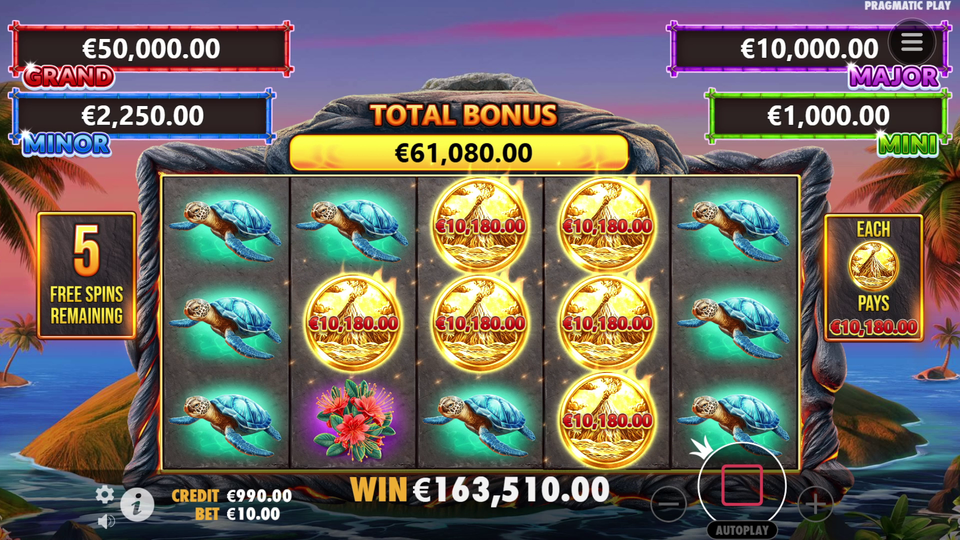 Volcano Goddess - Free spins 4