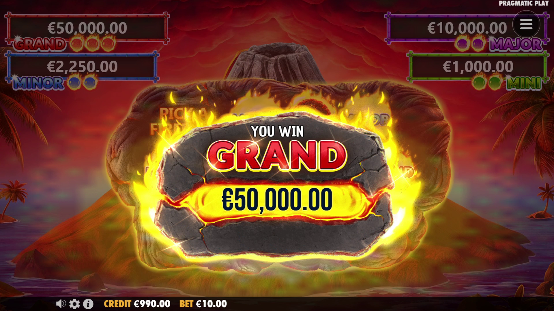 Volcano Goddess - Big win 5