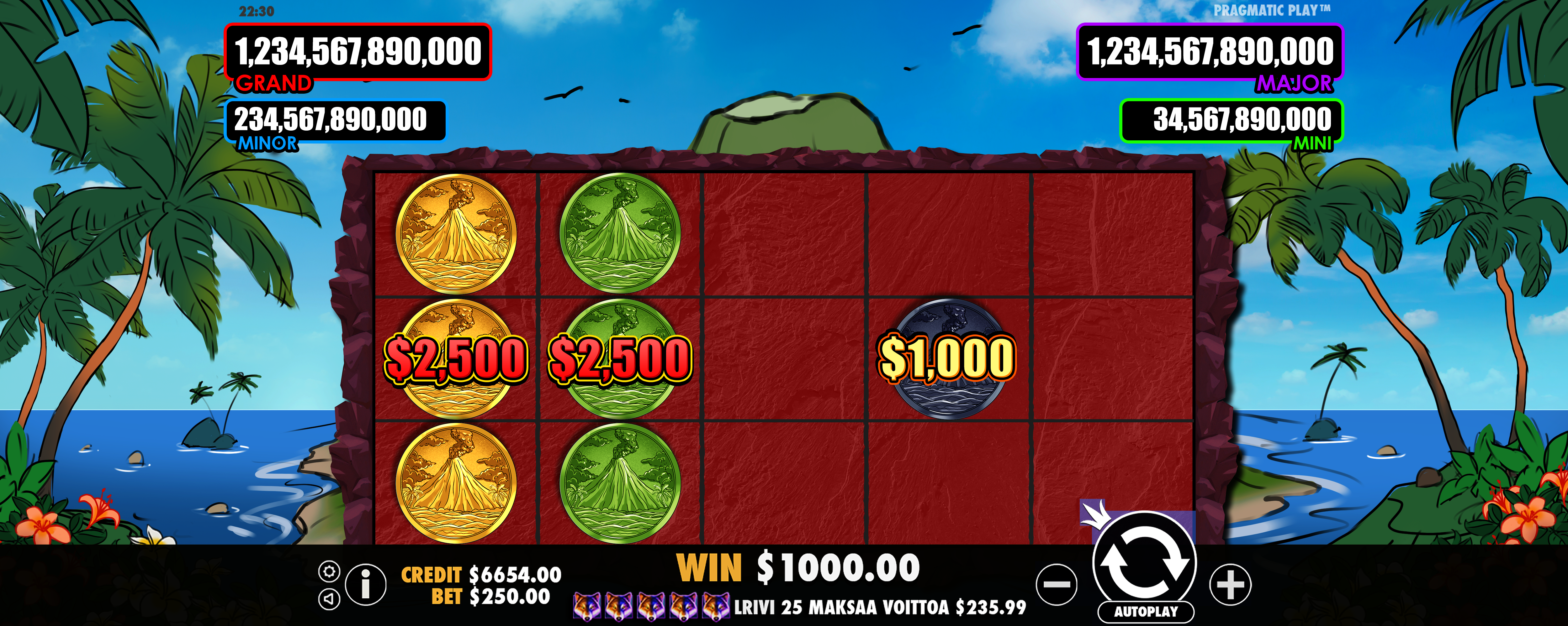 Volcano Goddess - Big win 6