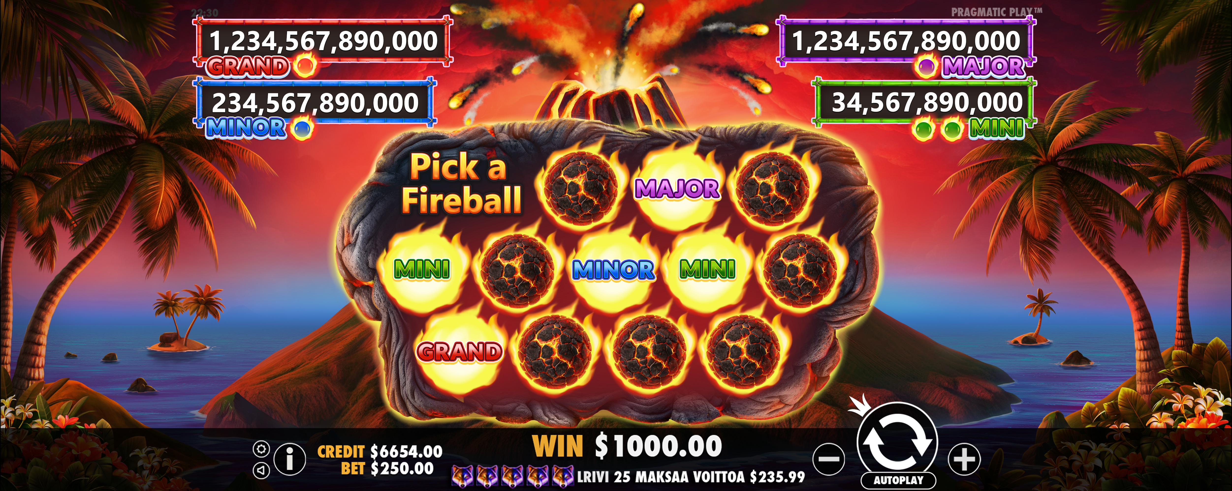 Volcano Goddess - Buy bonus 3