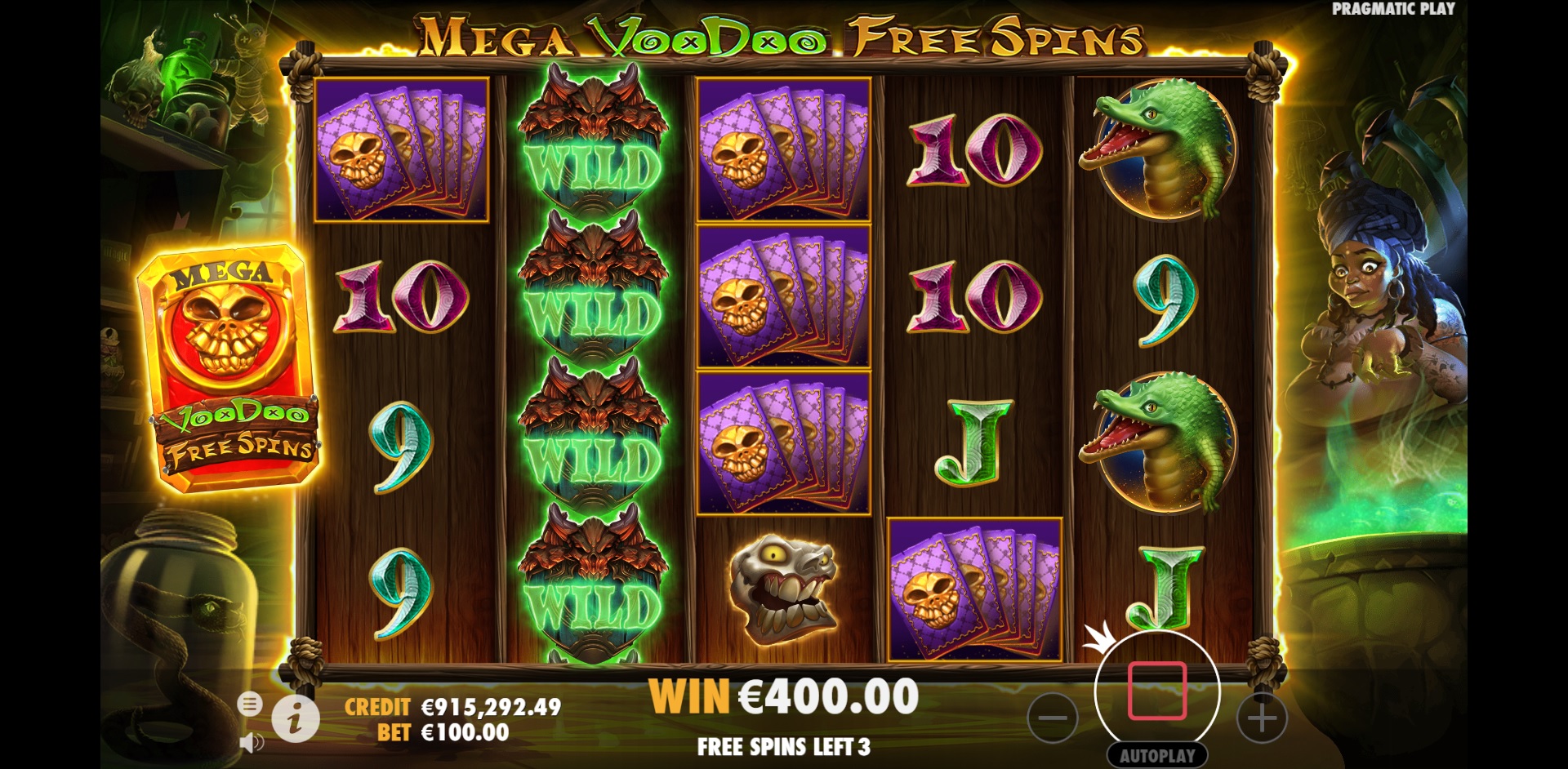 Voodoo Magic - Free spins 9