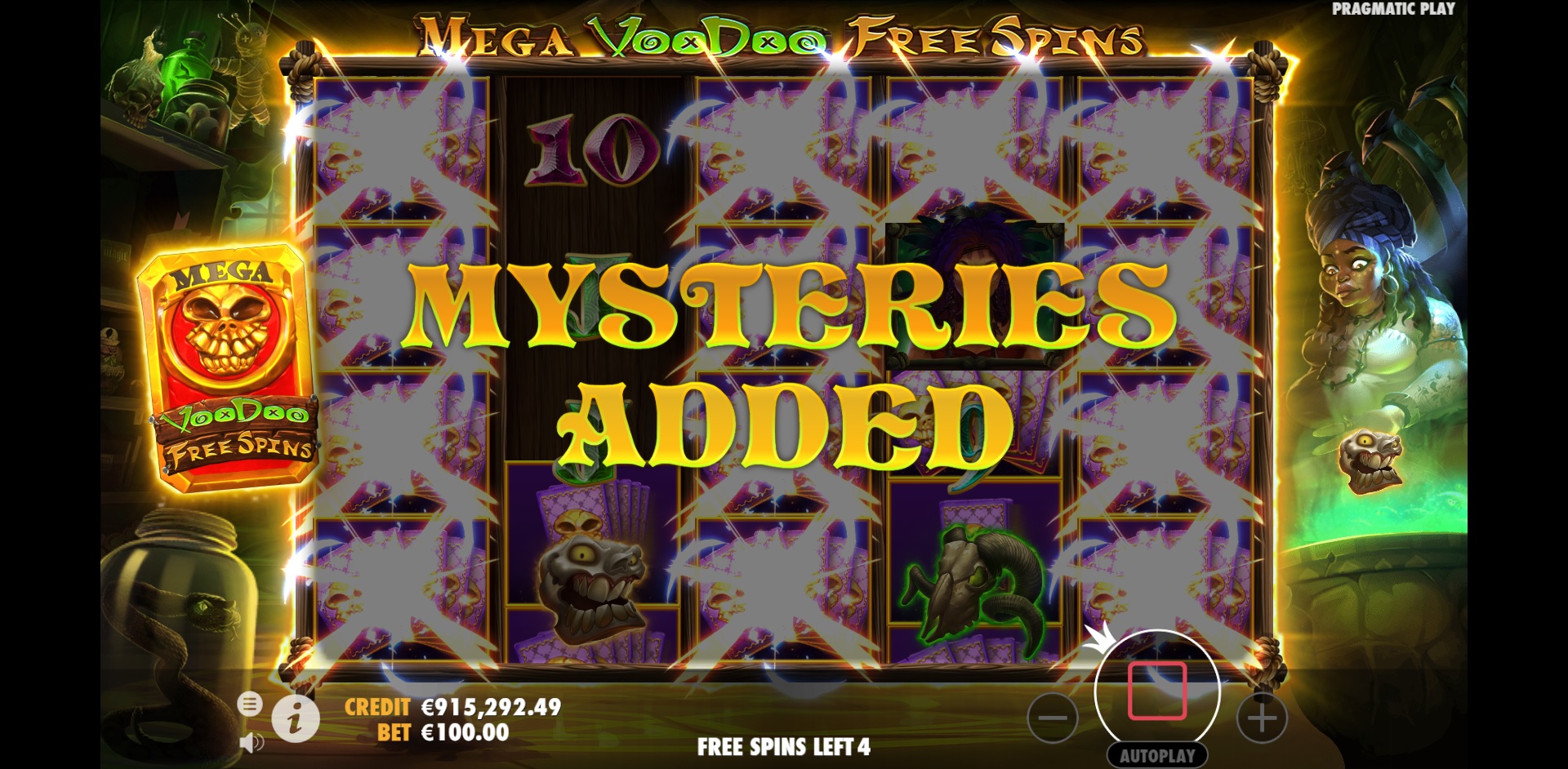 Voodoo Magic - Free spins 10