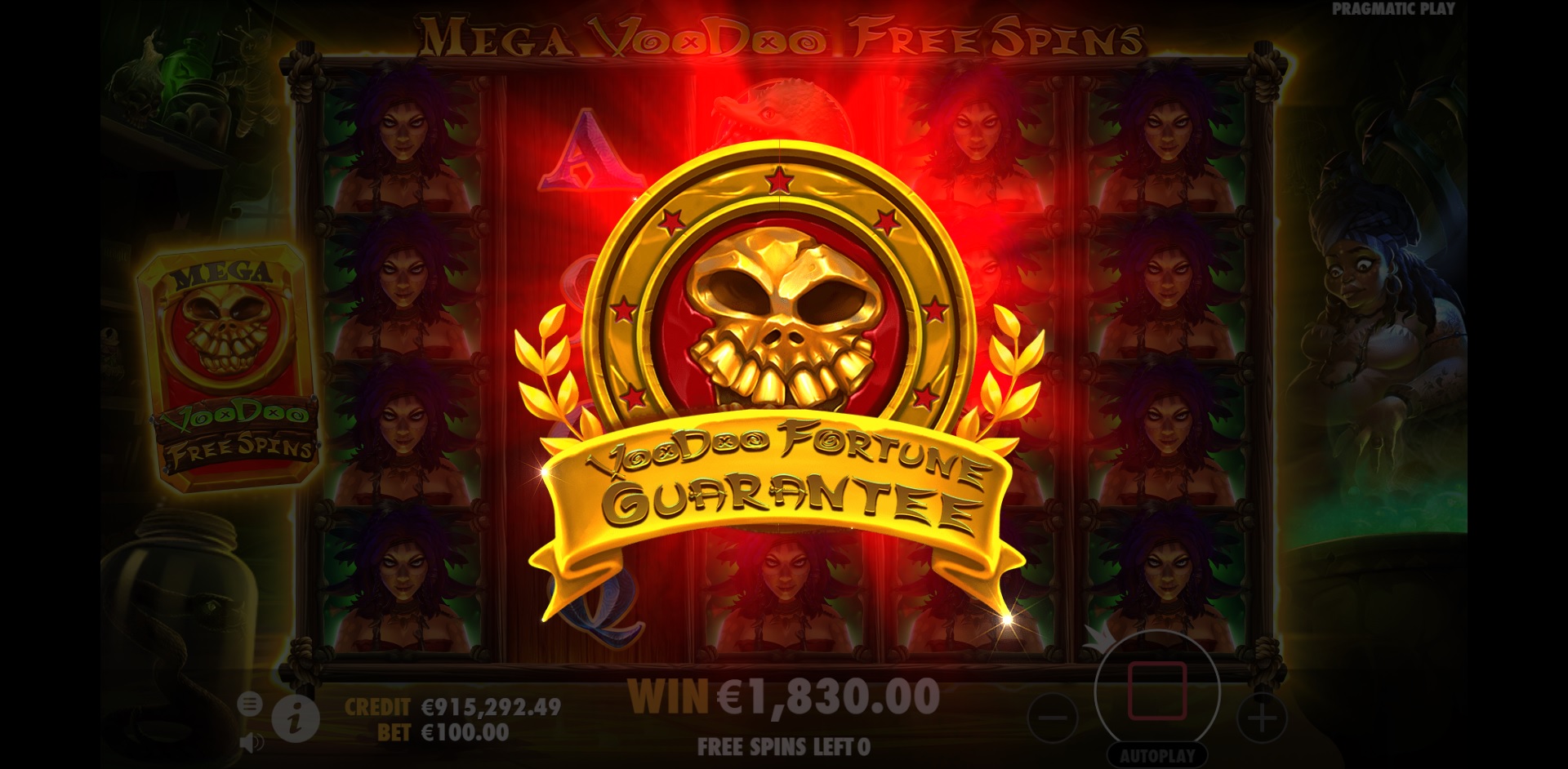 Voodoo Magic - Free spins 12