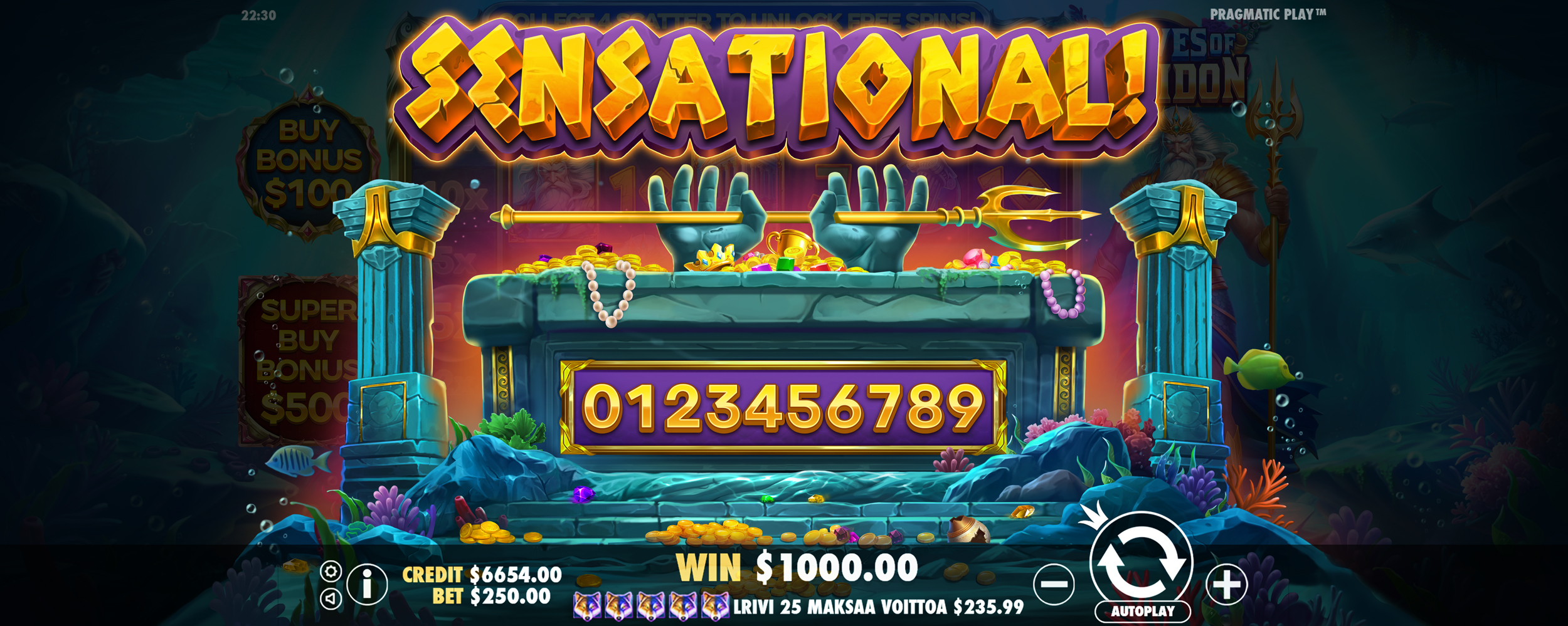 Waves of Poseidon - Big win 5