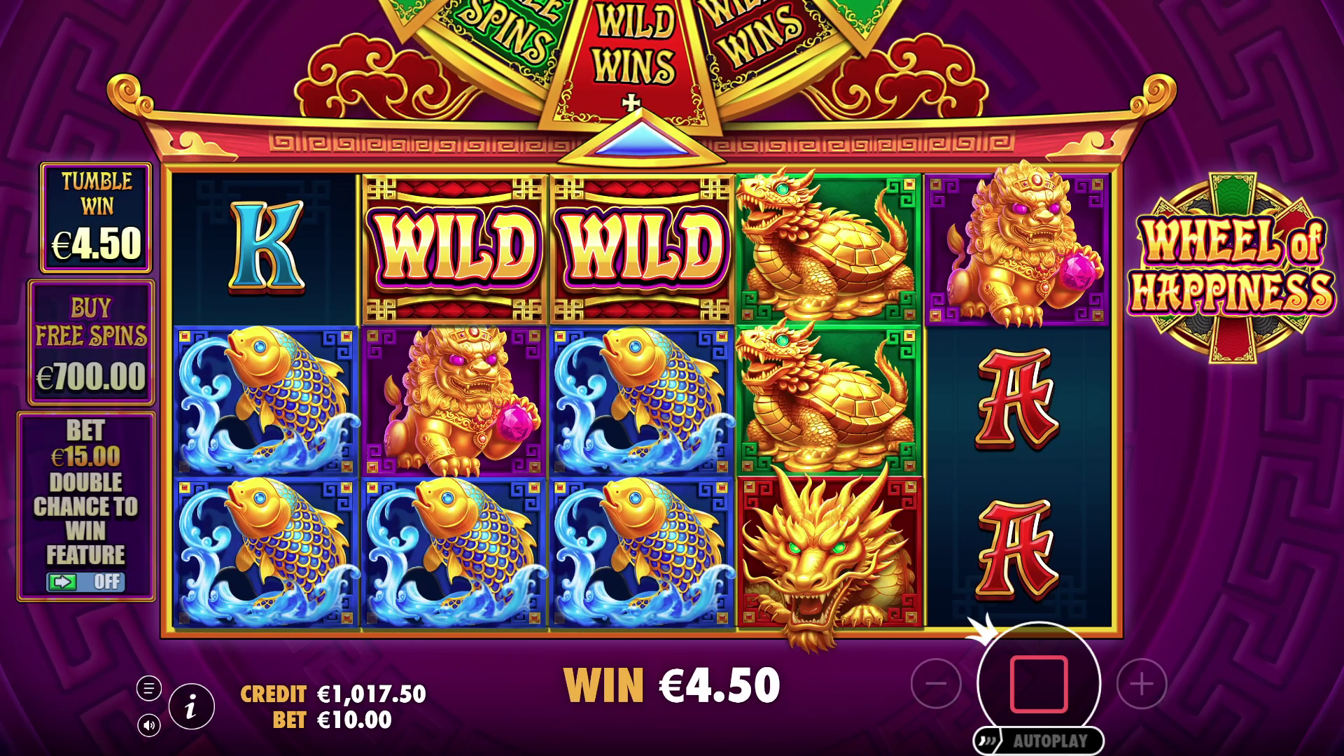 Wheel of Happiness - Big win 1