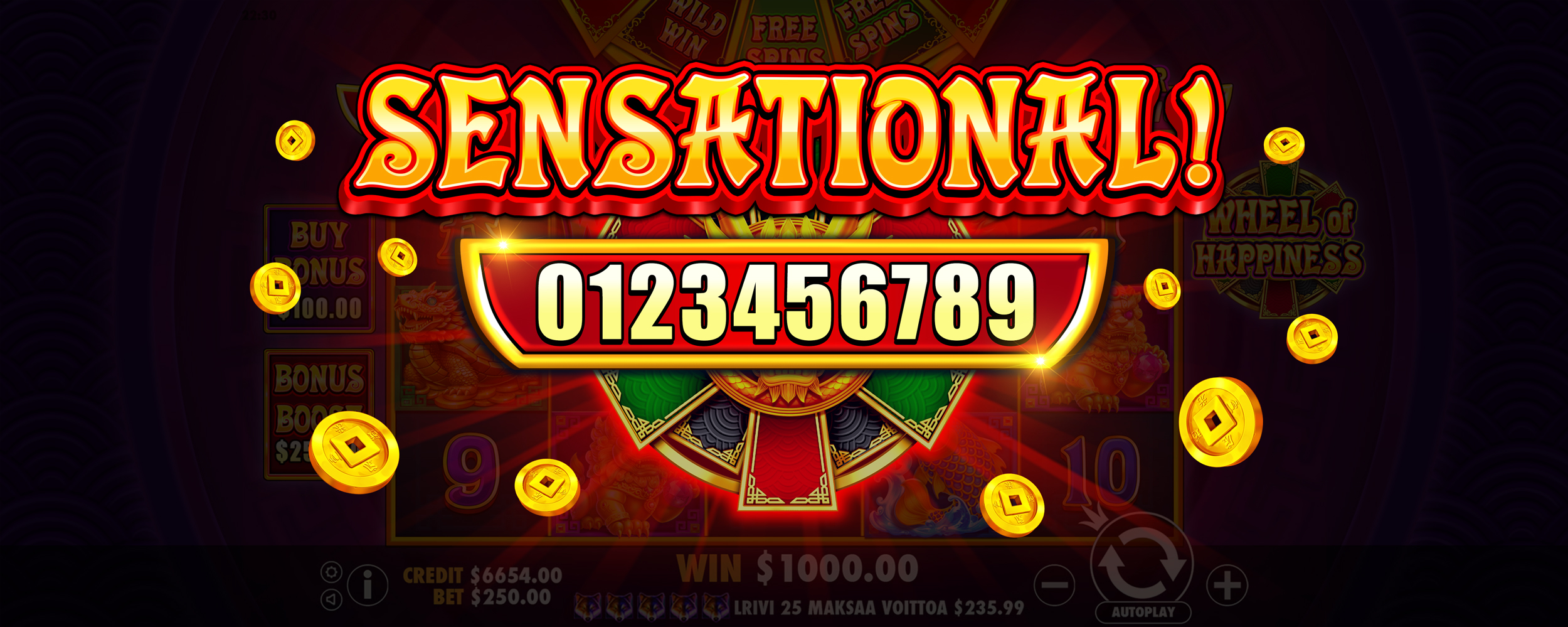 Wheel of Happiness - Big win 5