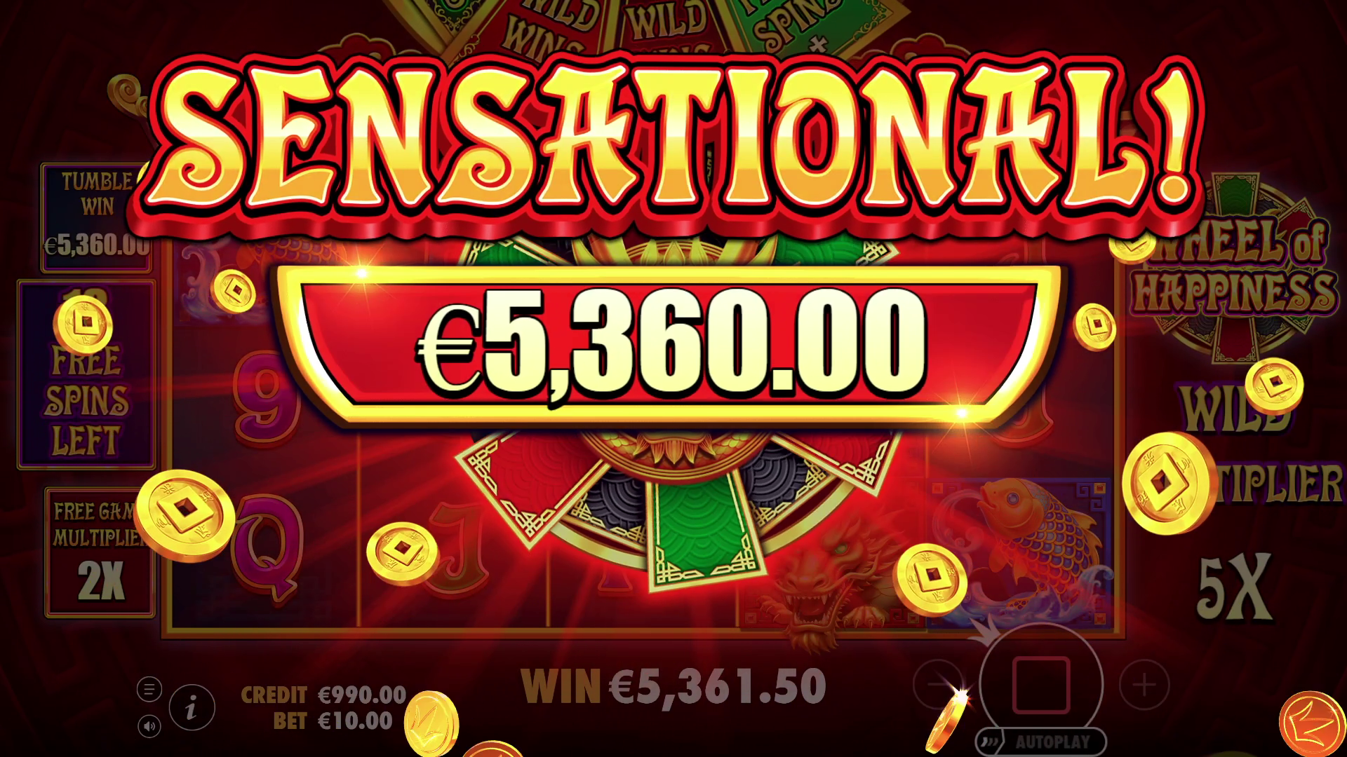 Wheel of Happiness - Big win 2