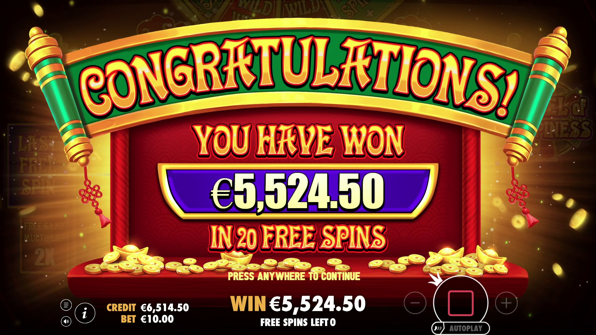 Wheel of Happiness - Free spins 2