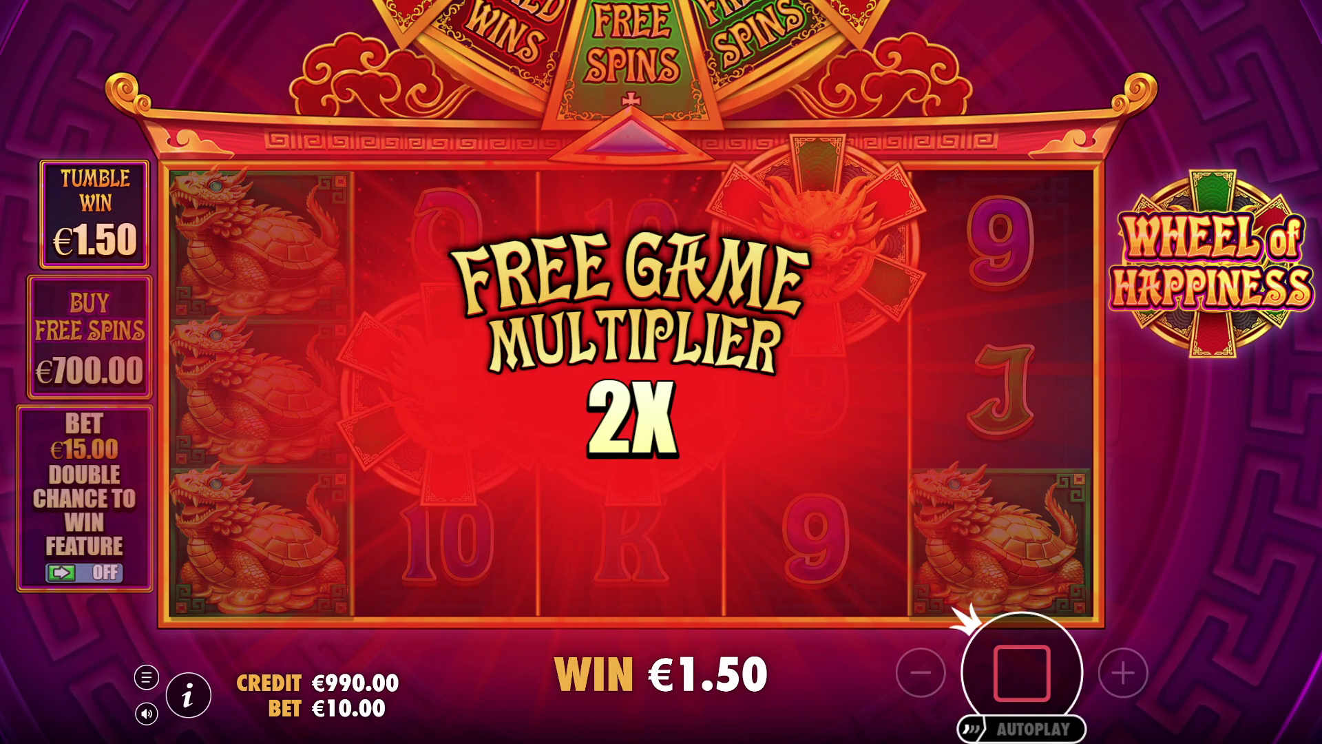 Wheel of Happiness - Free spins 8
