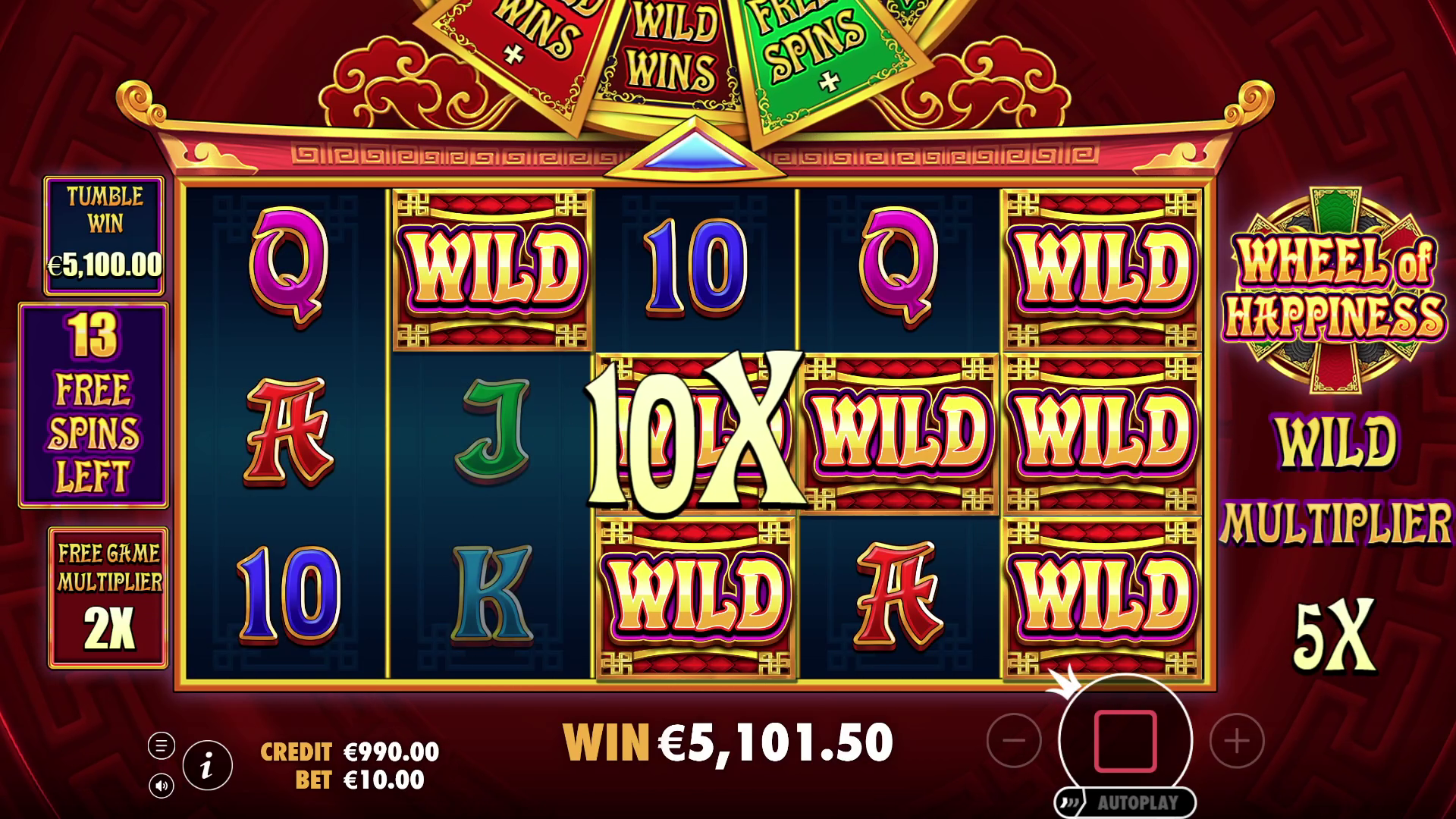 Wheel of Happiness - Big win 8