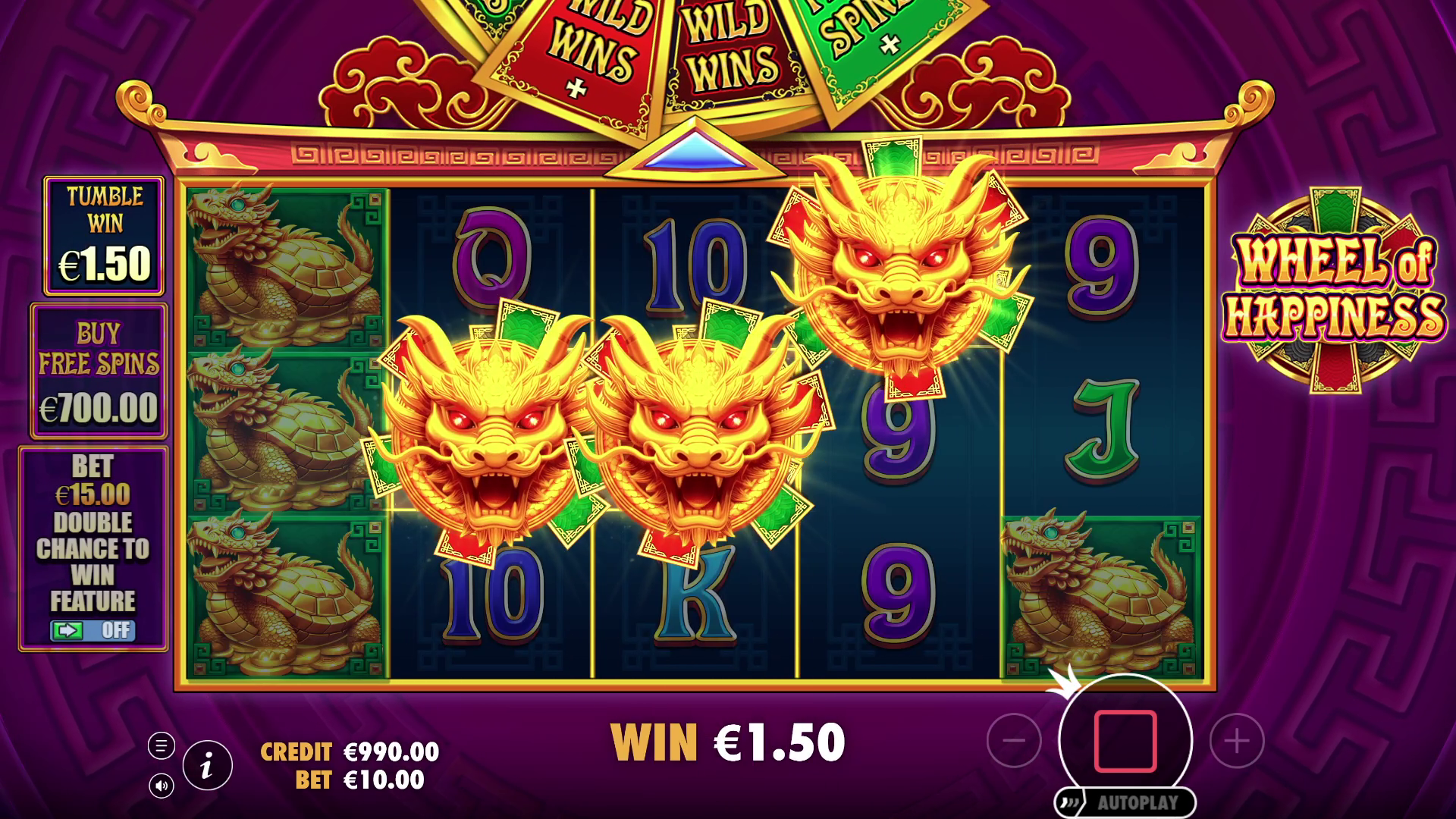 Wheel of Happiness - Free spins 10