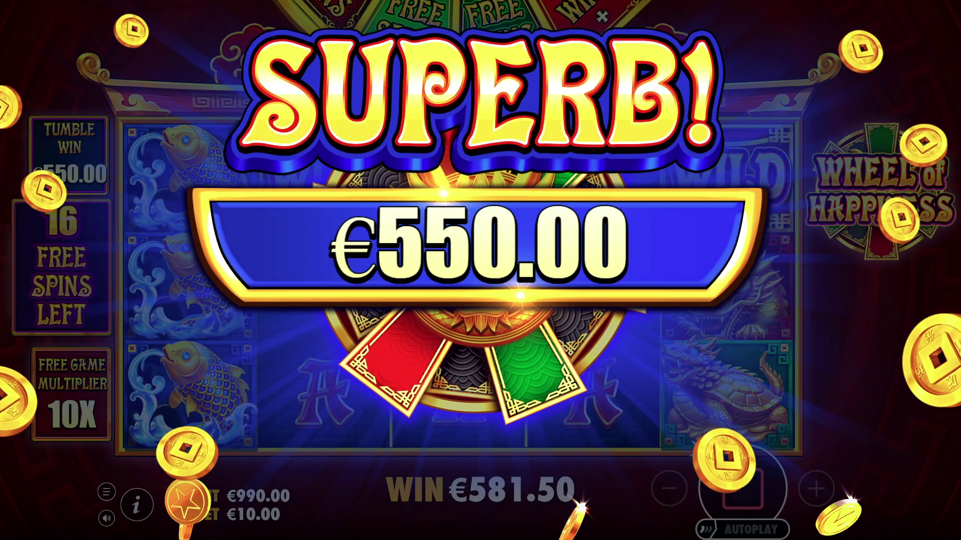 Wheel of Happiness - Big win 11