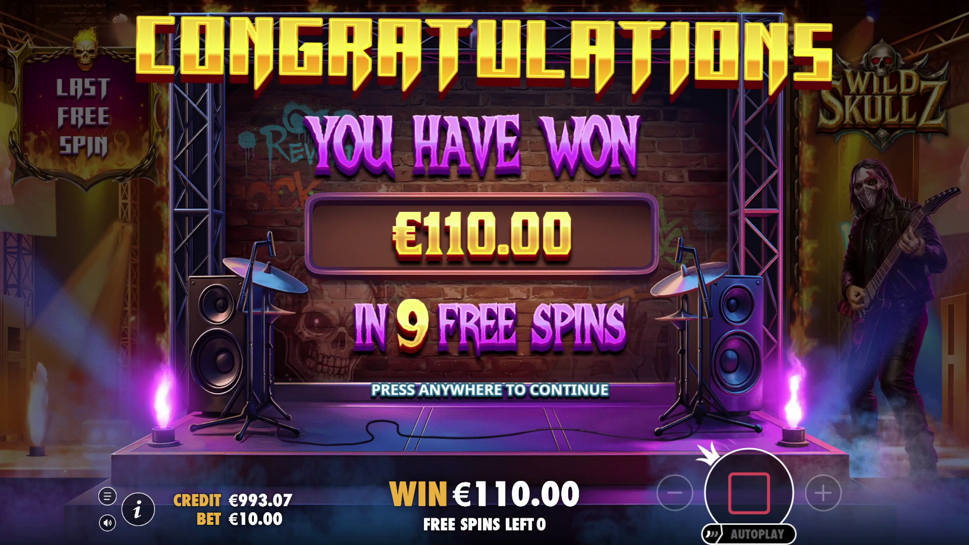 Wild Skullz - Free spins 4