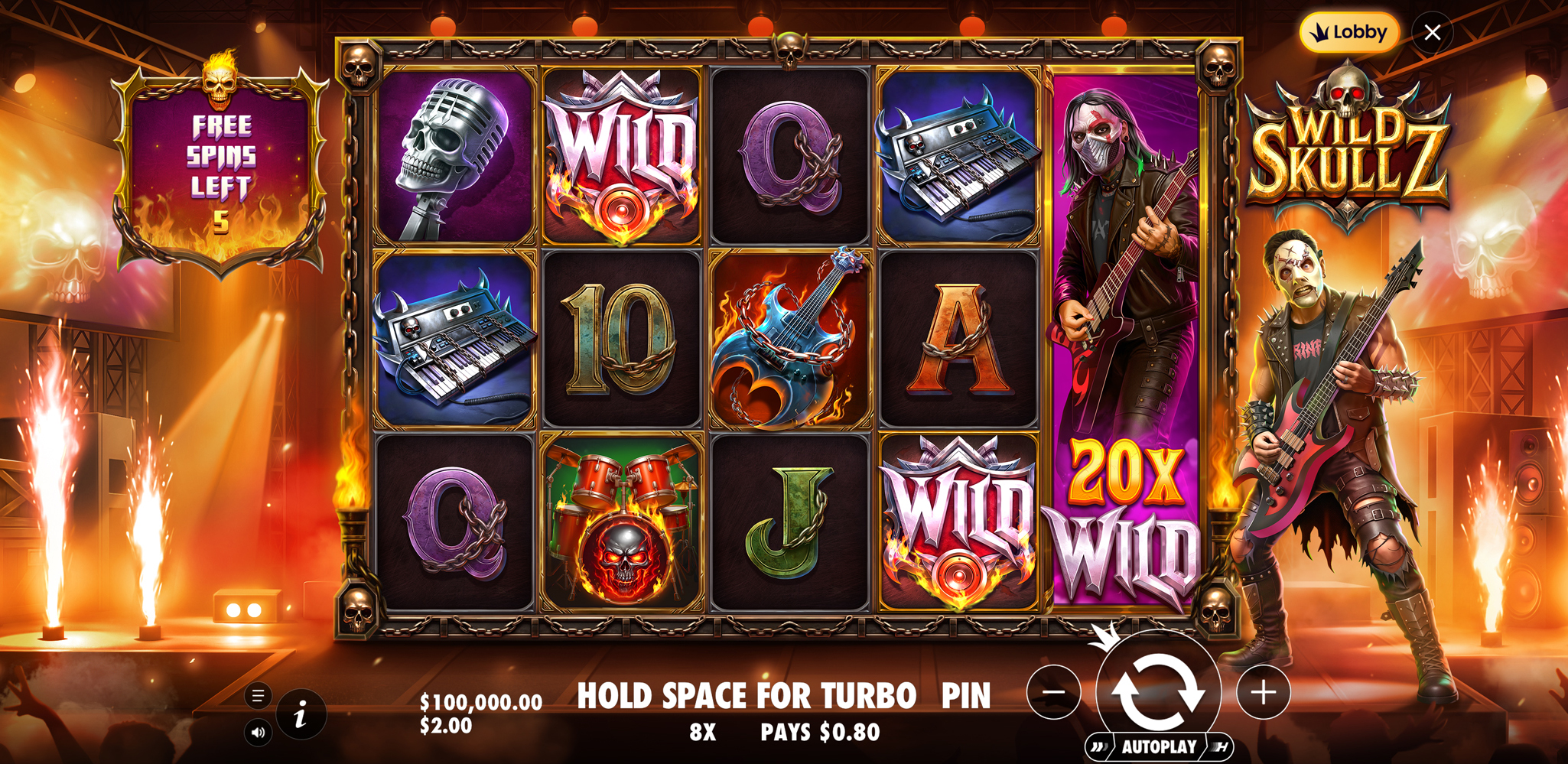 Wild Skullz - Free spins 7