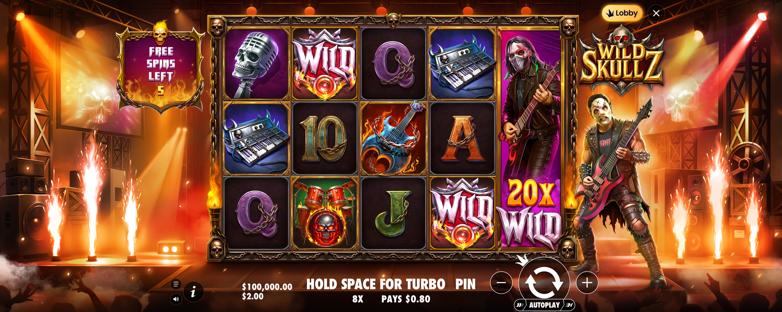 Wild Skullz - Free spins 6
