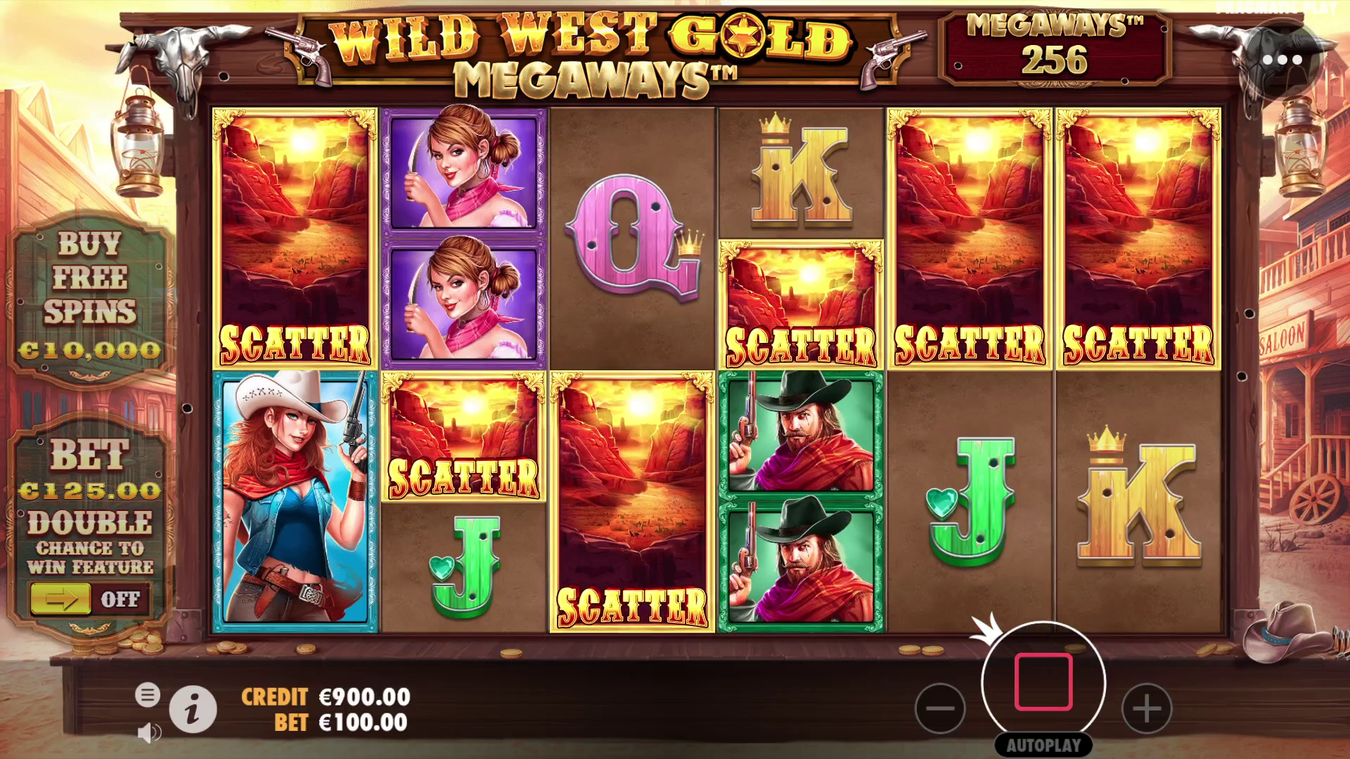 Wild West Gold Megaways - Base game 2